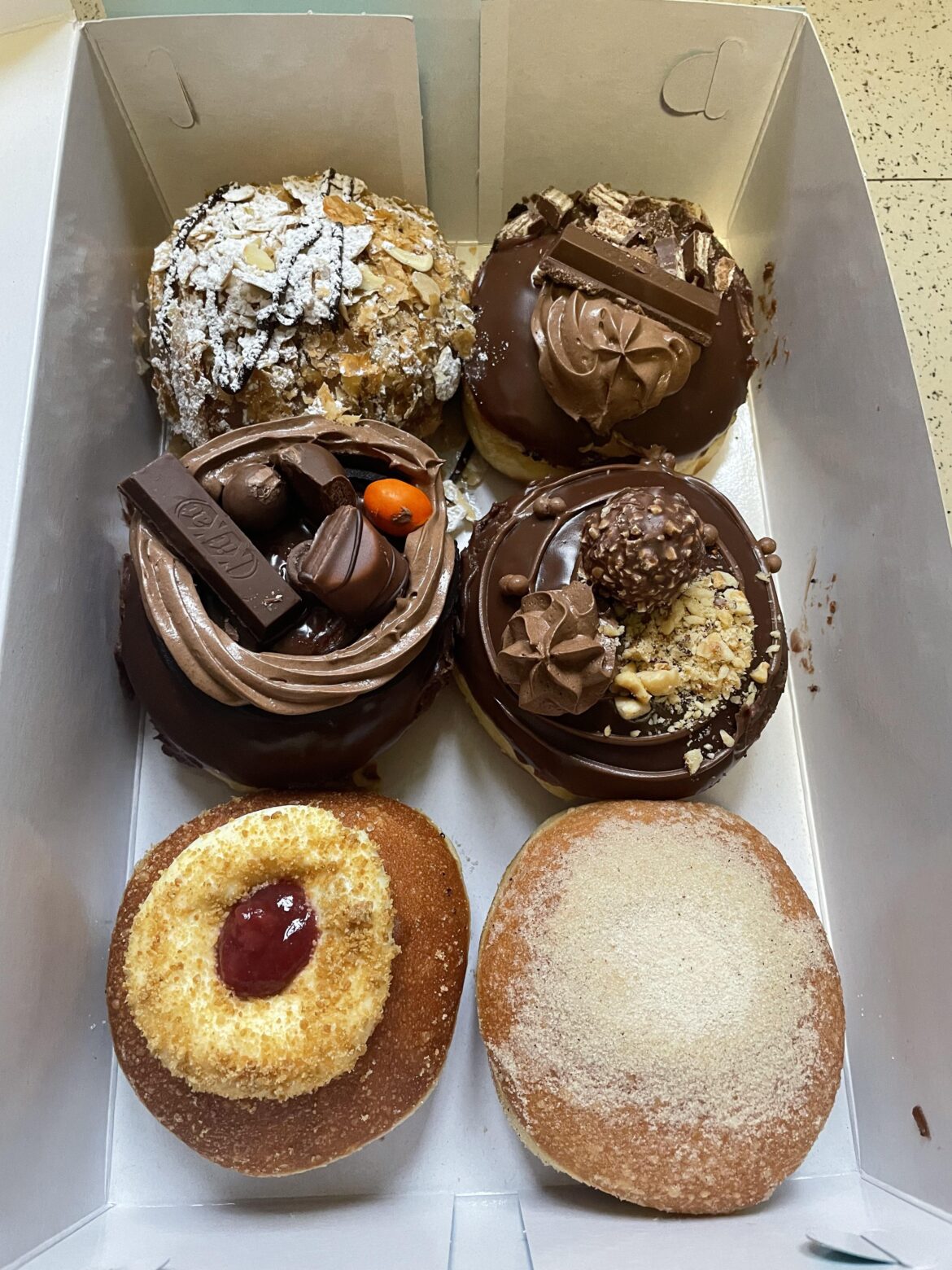 [OC] some stunning donuts that were bought at a local store.