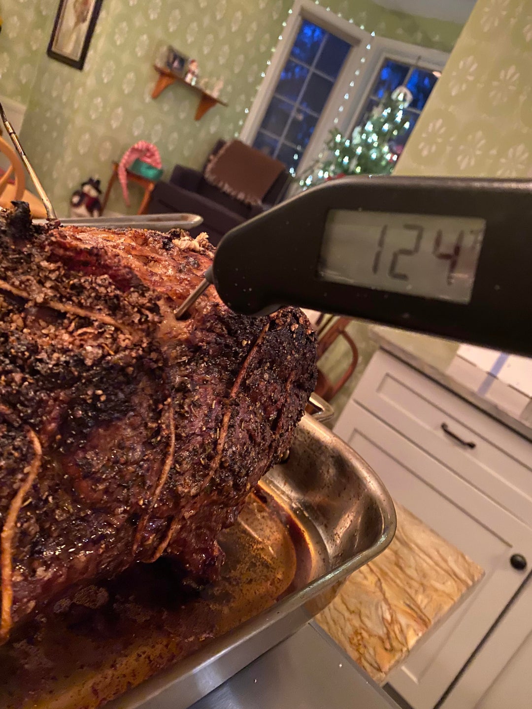 [homemade] Standing Rib Roast Dining and Cooking