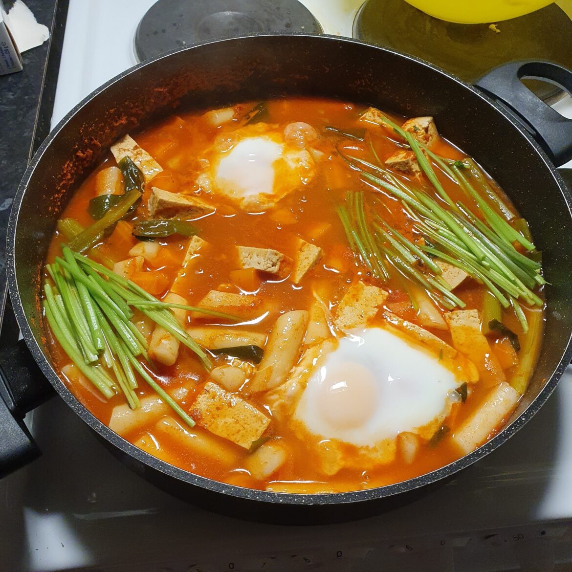 first time having tteokbokki at home!
