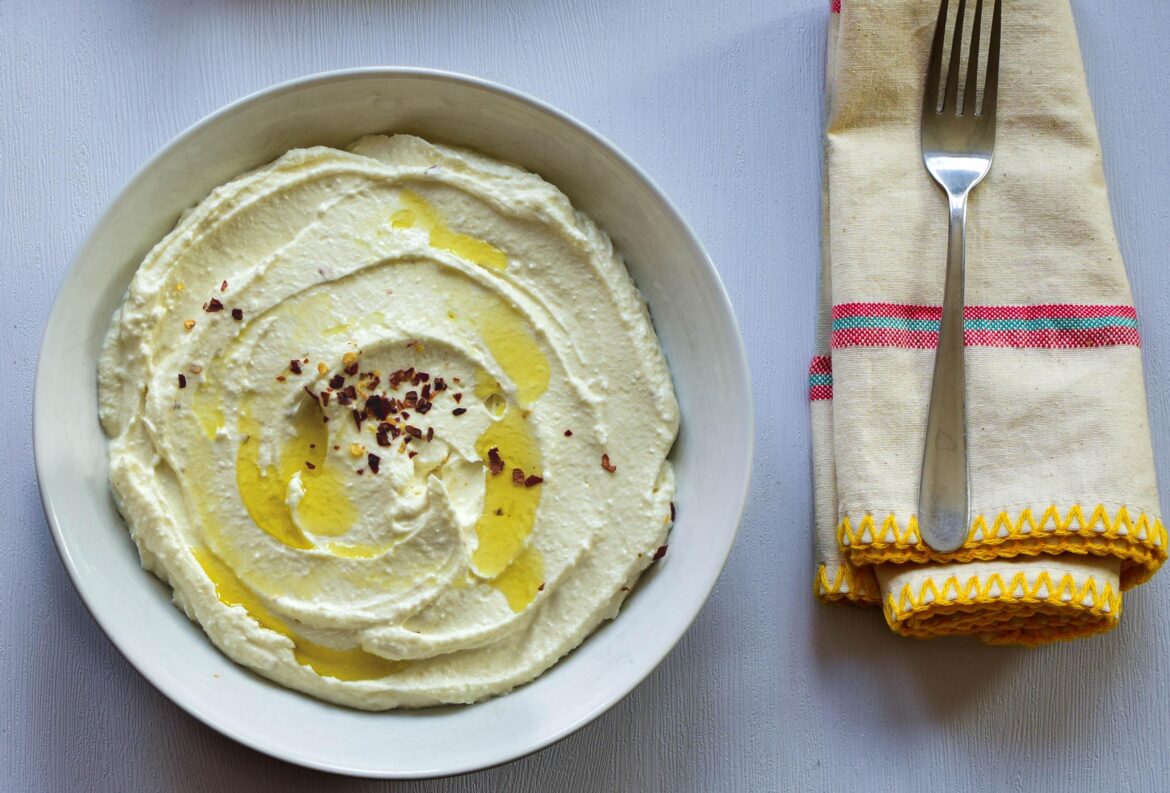 Spicy Whipped Feta dip - a classic greek appetizer!