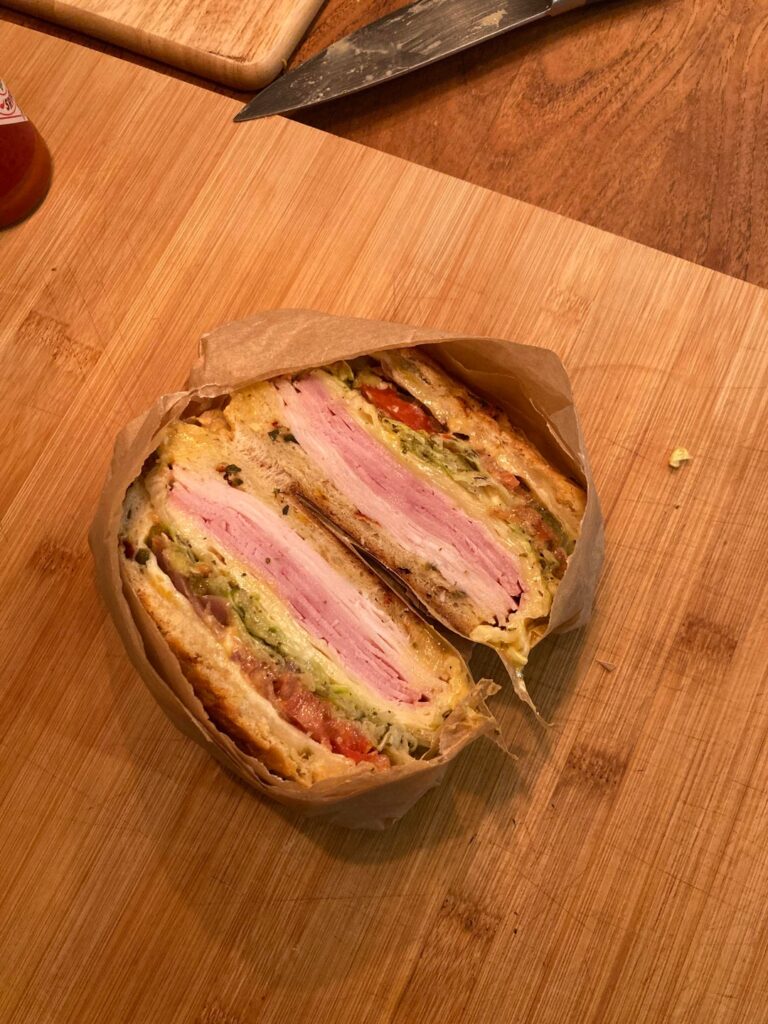Turkey and ham sub