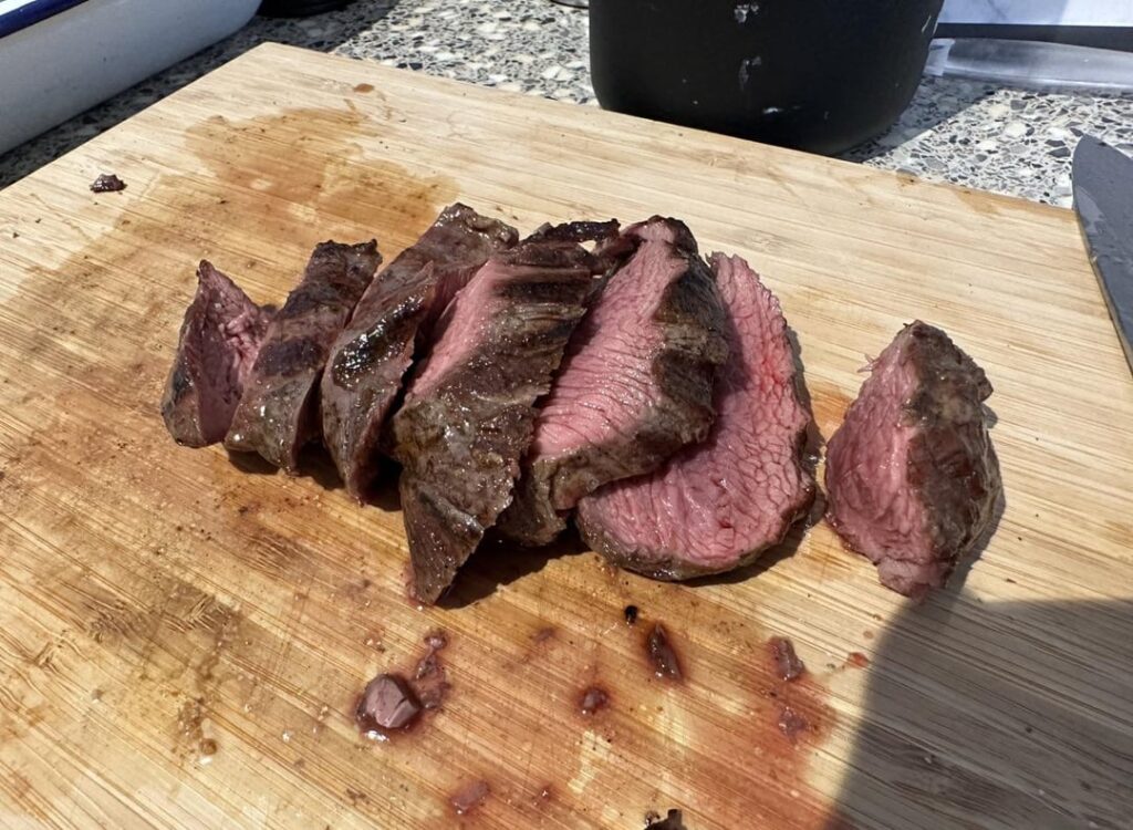 Kangaroo and scotch fillet (rib eye)