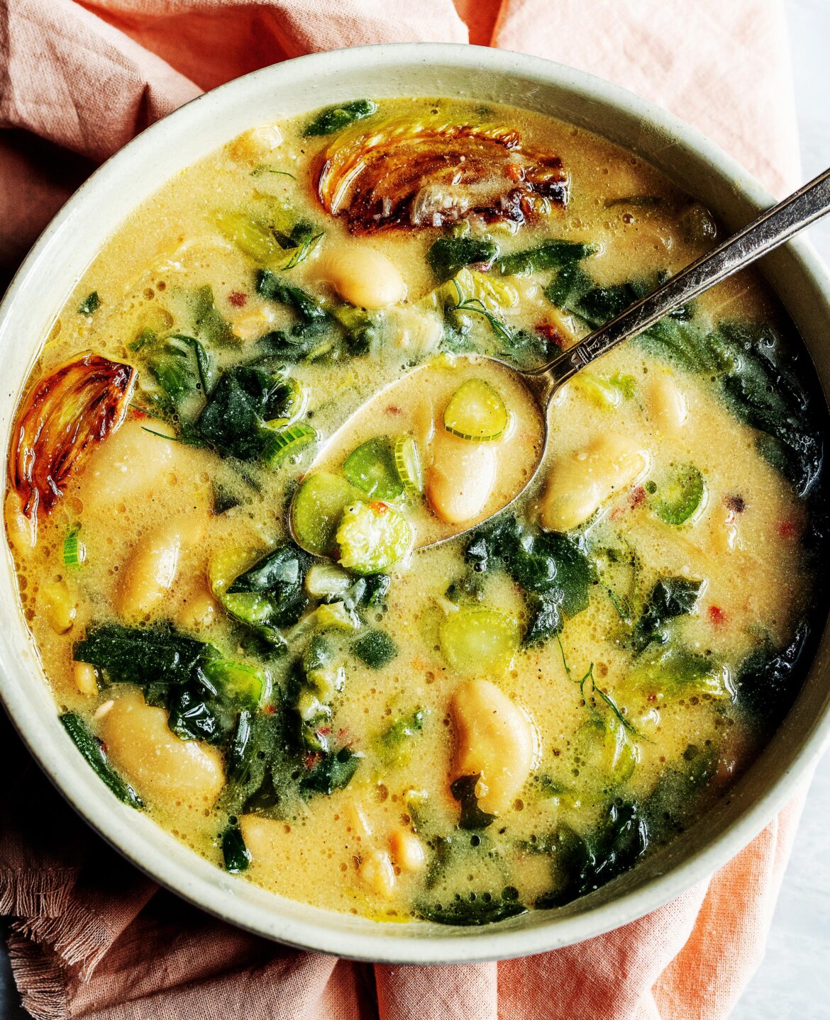 Creamy Escarole and Bean Soup