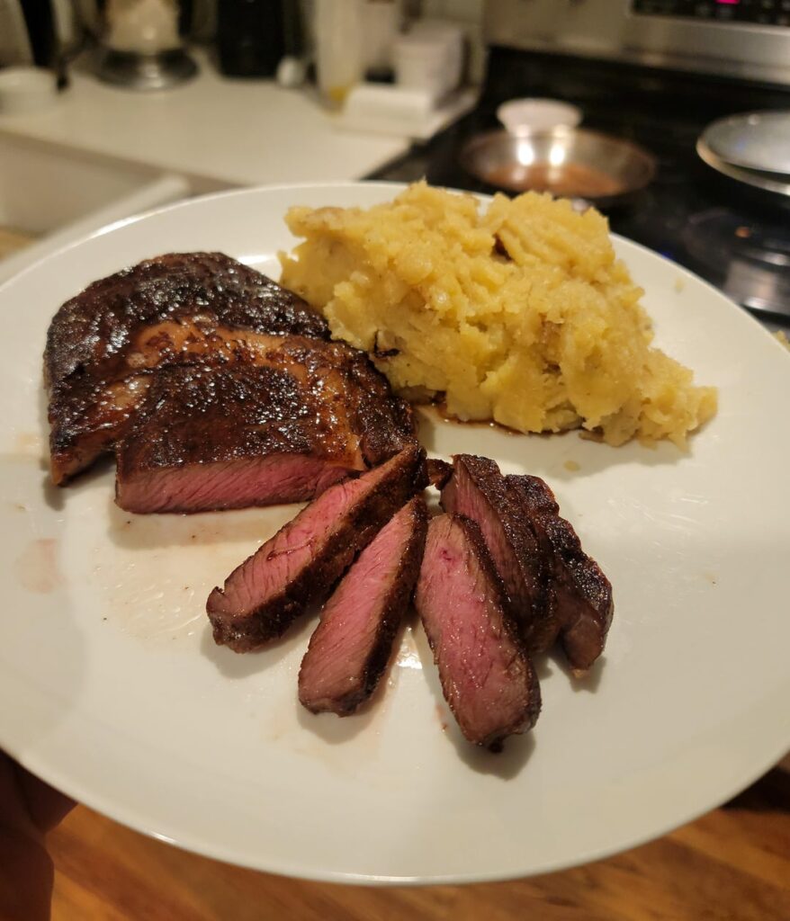 Bison Steak!