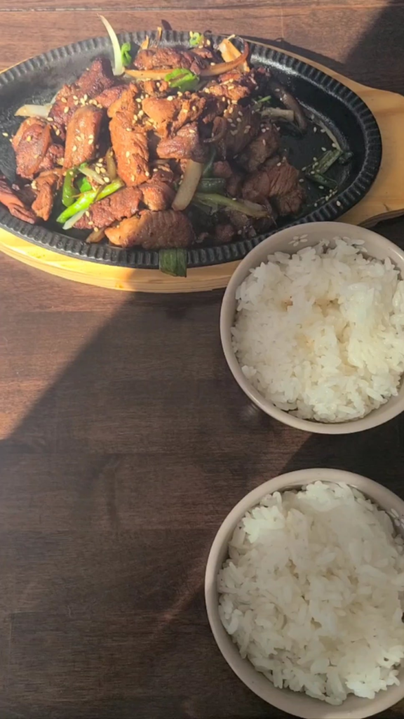 Korean BBQ, sizzling hot 🔥