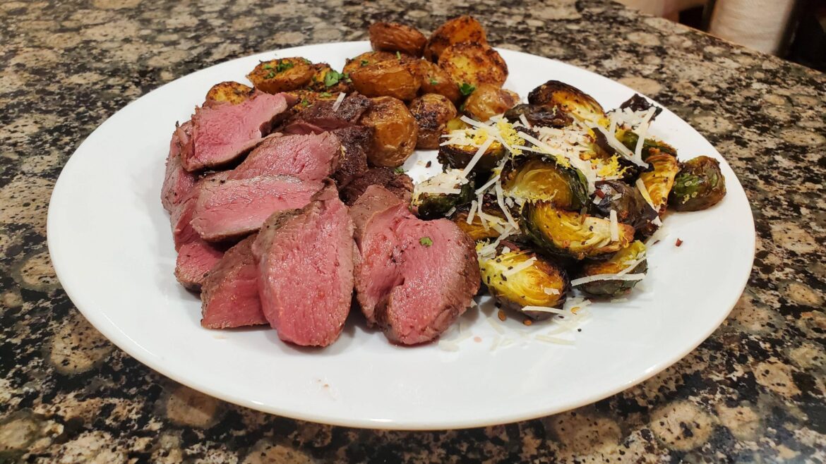 Small loin of venison for dinner tonight