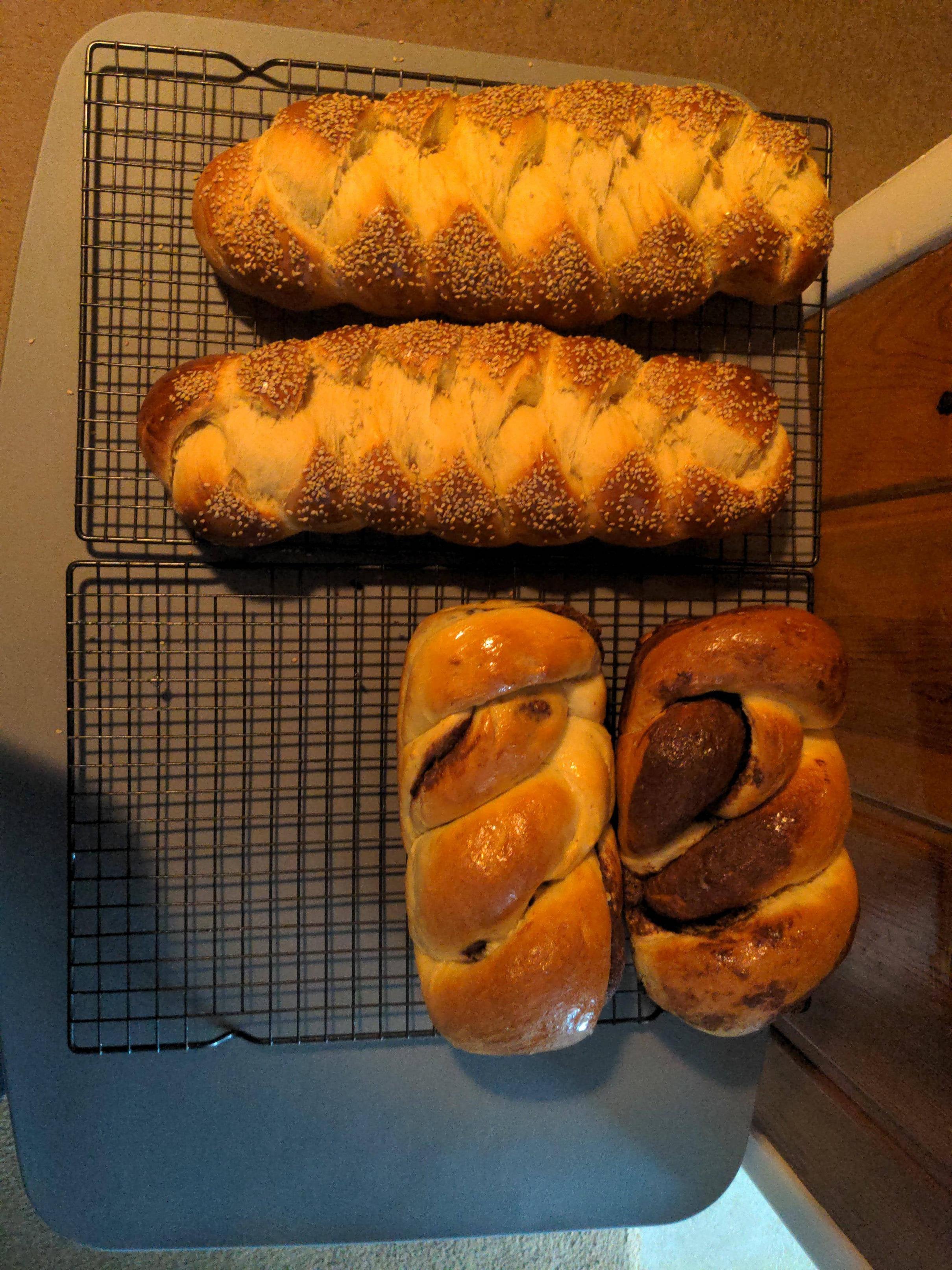 My Wife and I made Babka and Challah for all our friends this Christmas! Dining and Cooking