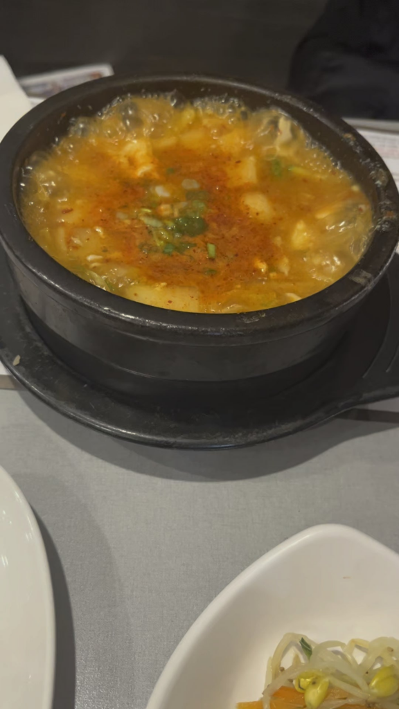 Seafood soondubu jjigae