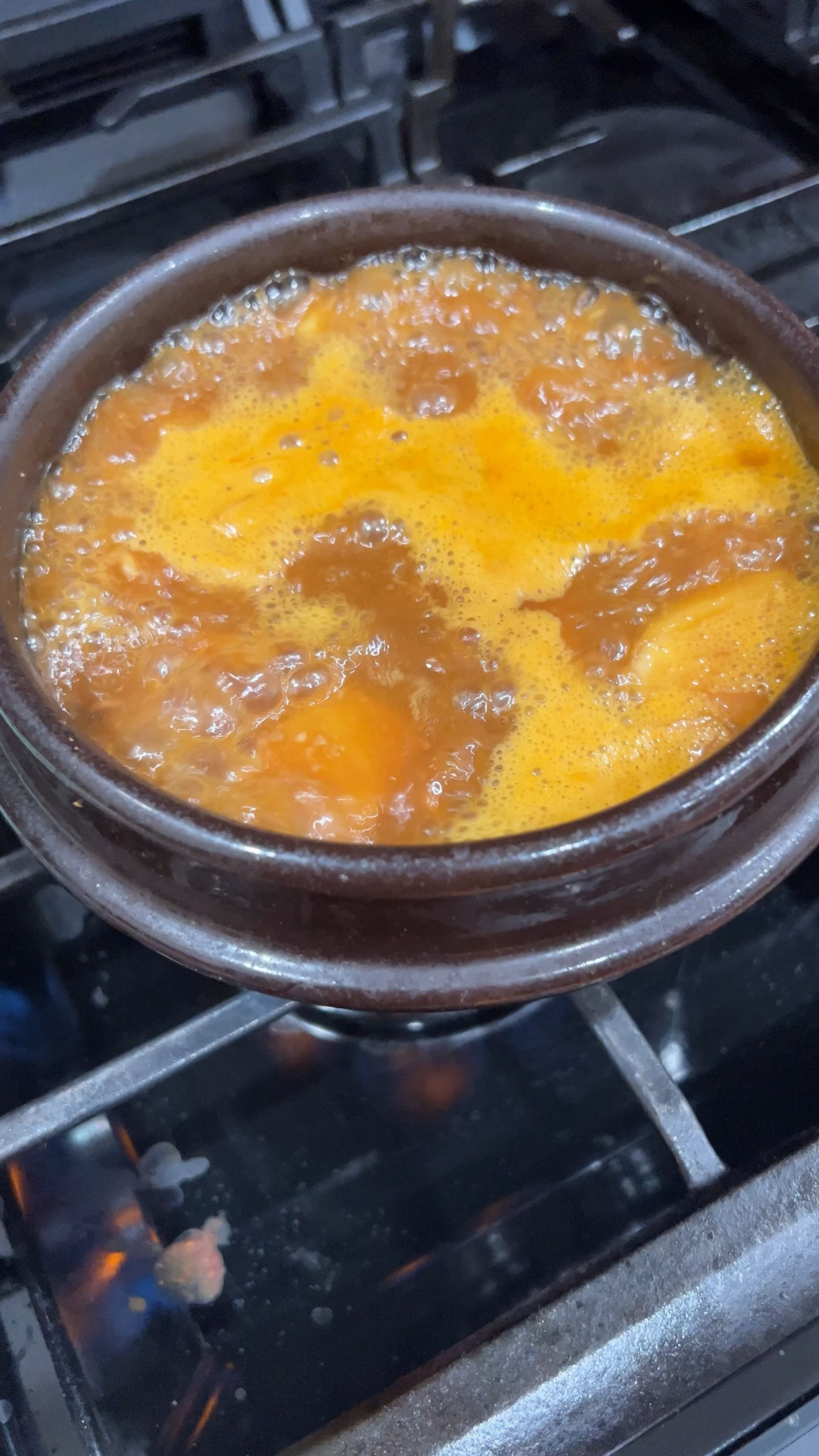 Grilled Kalbi, soup and steamed egg today. Served with fresh kimchi.