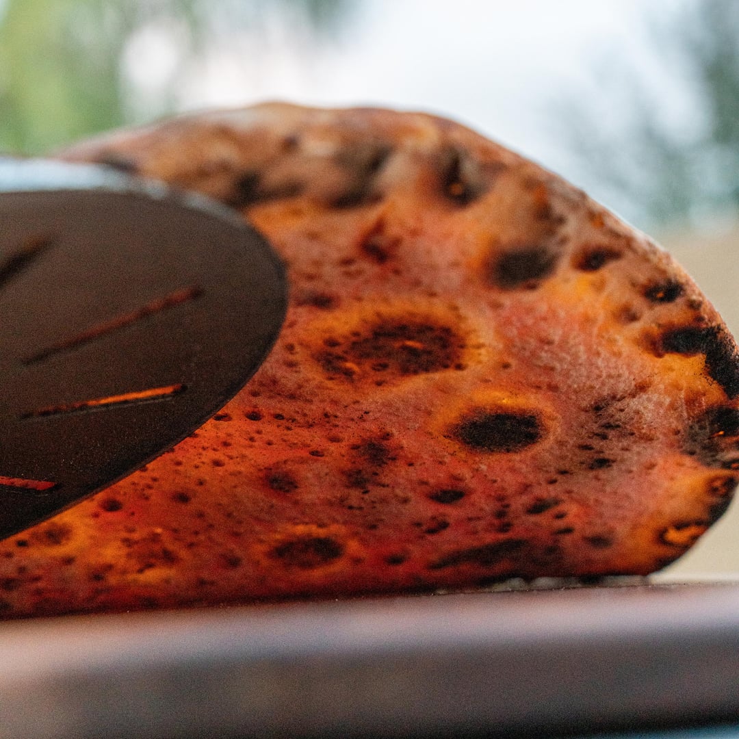 Mozzarella & Calabrese Salame Sourdough Pizza Dining and Cooking