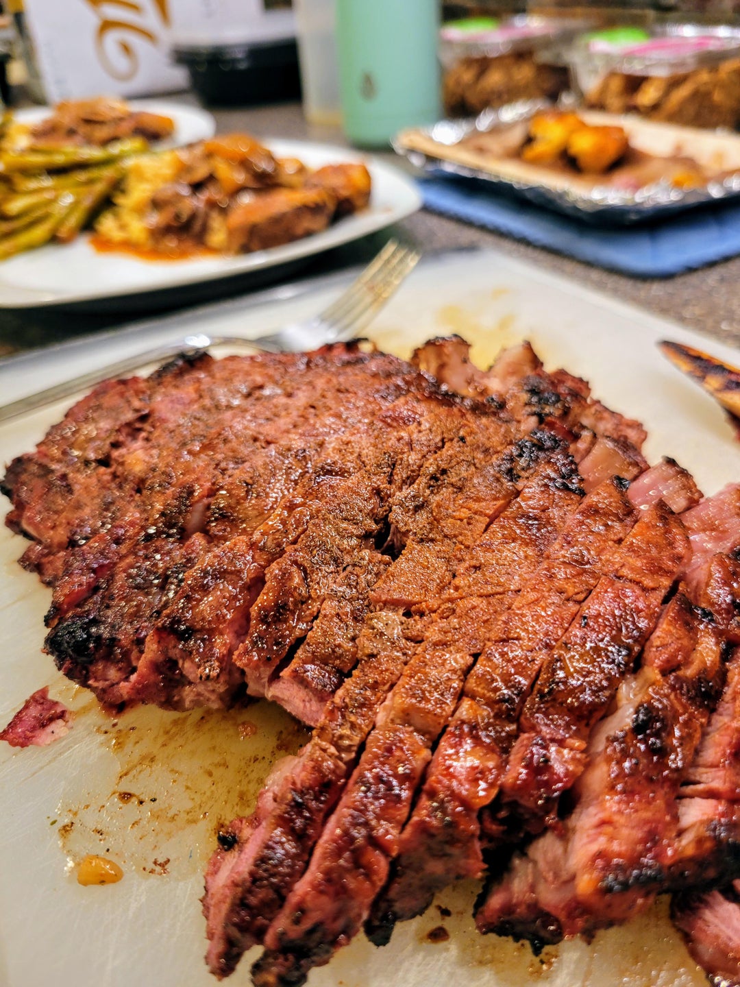 Tender, juicy ribeye grilled on a Kamado Joe Dining and Cooking