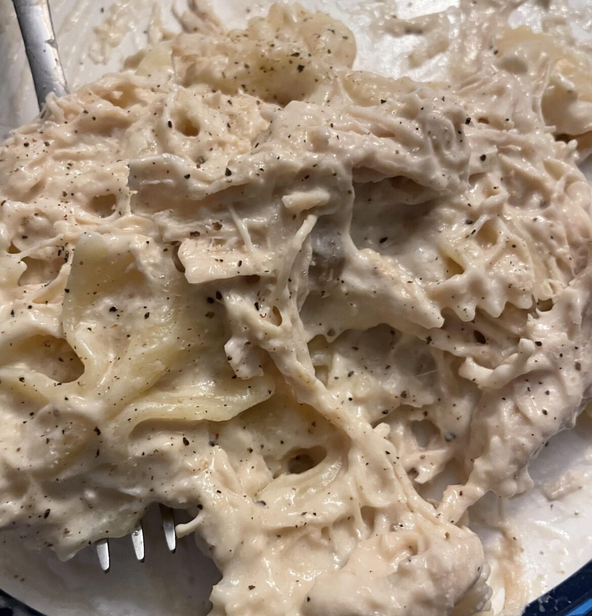 Chicken slop- tastes way better than it looks!