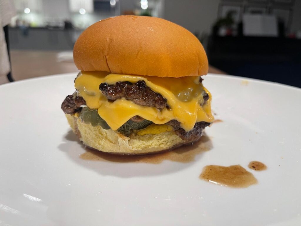 Thick double cheese