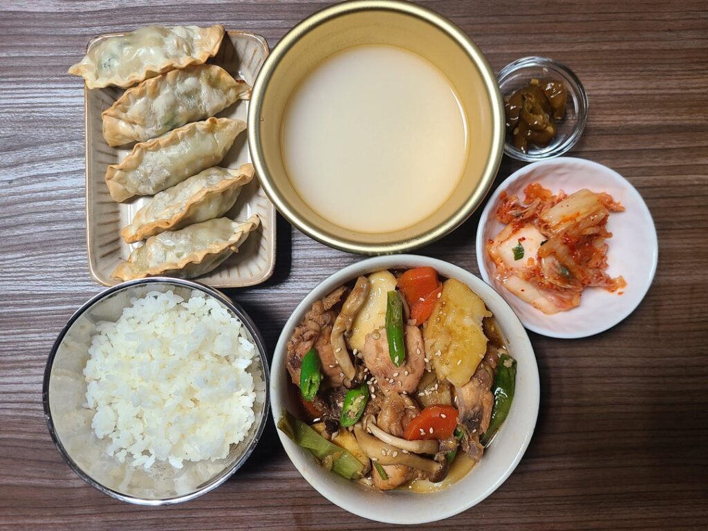 Made a nice big pot of jjimdak for dinner! perfect winter food!