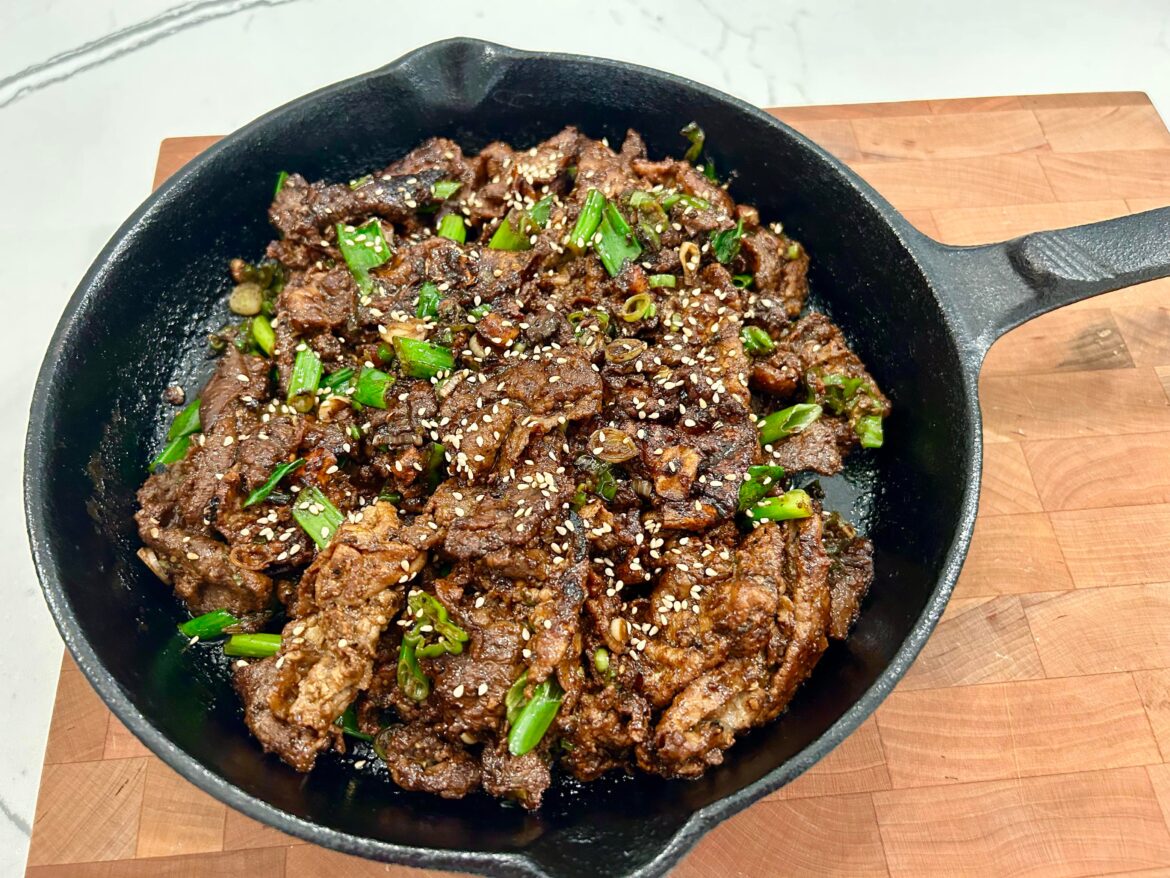 First time making bulgogi (불고기)