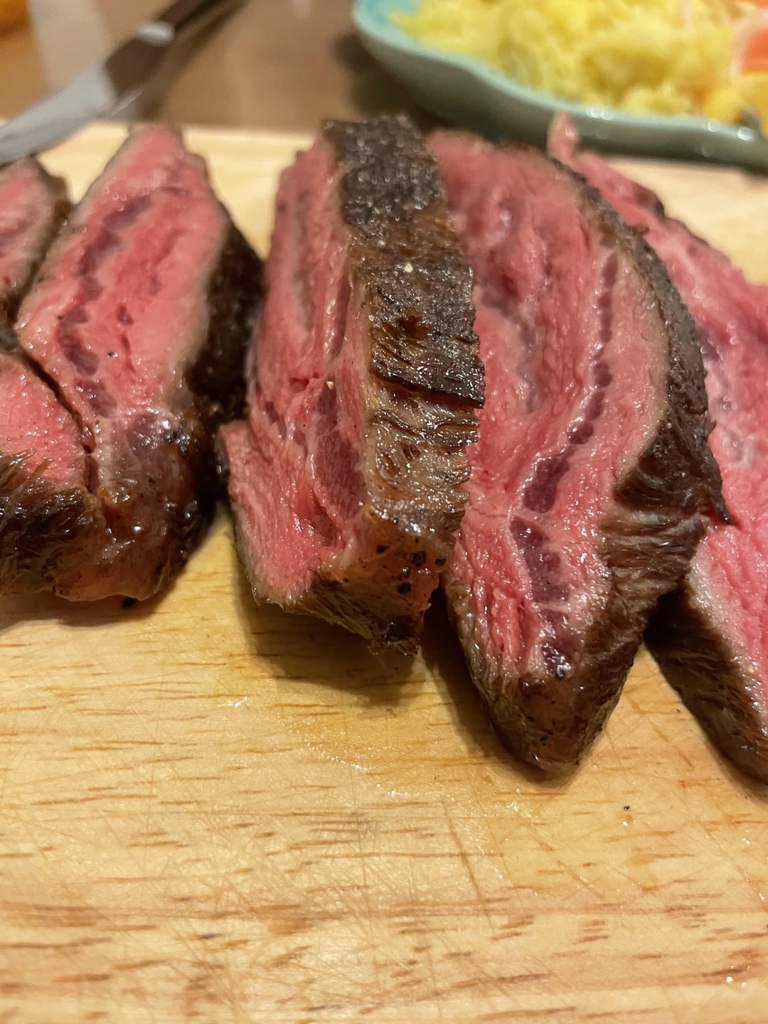 After 48 hrs on 131, my wagyu beef cheek steak is SOOOO tender. The