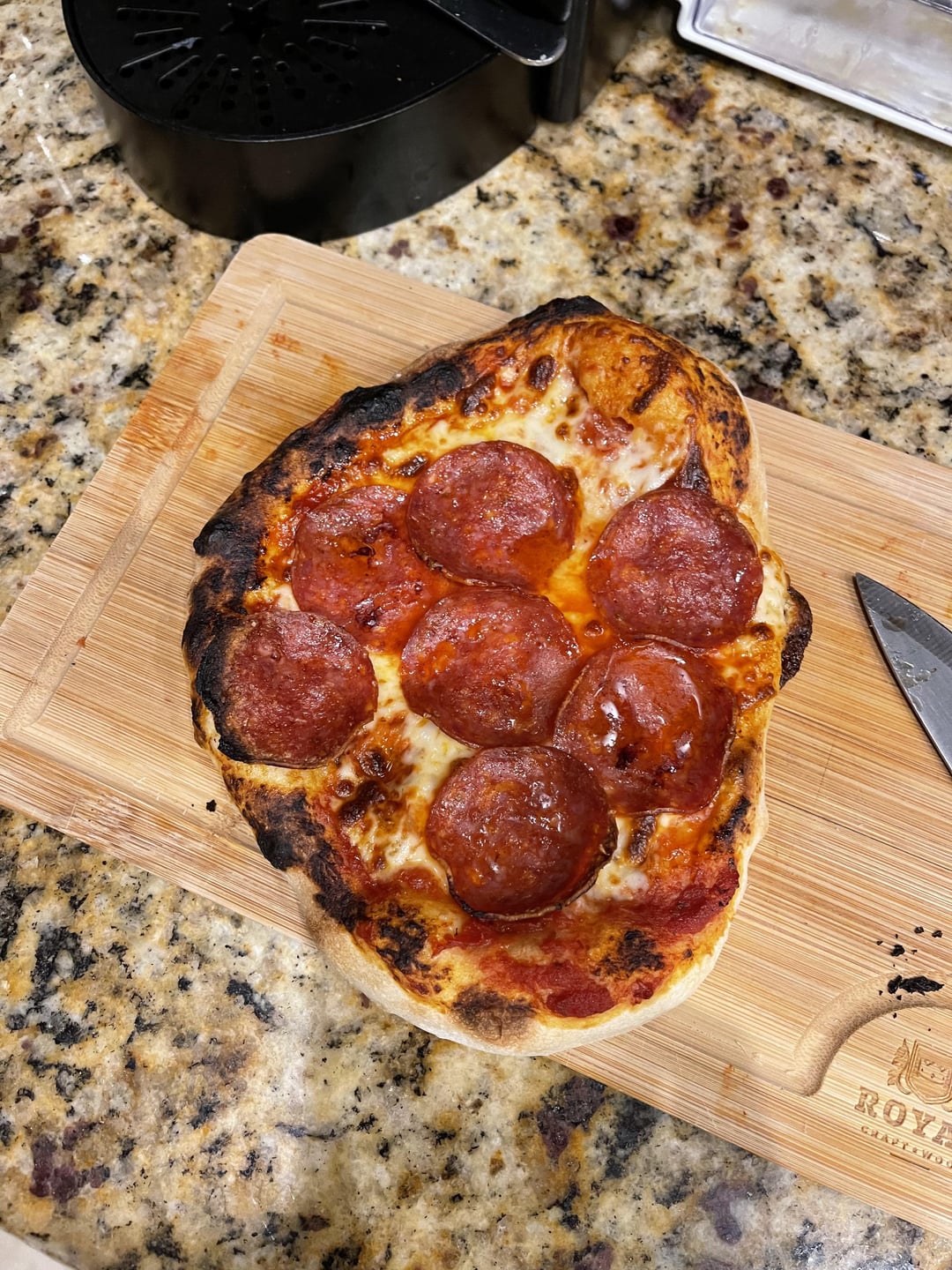 Trying make pizza in conventional oven Dining and Cooking