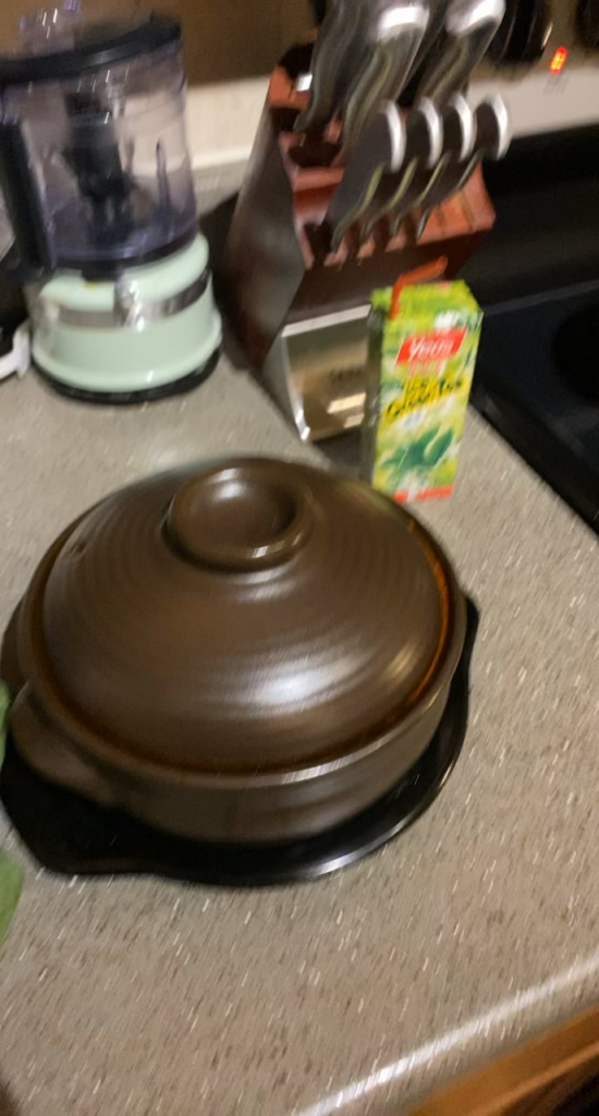 my first attempt at kimchi jjigae :-)