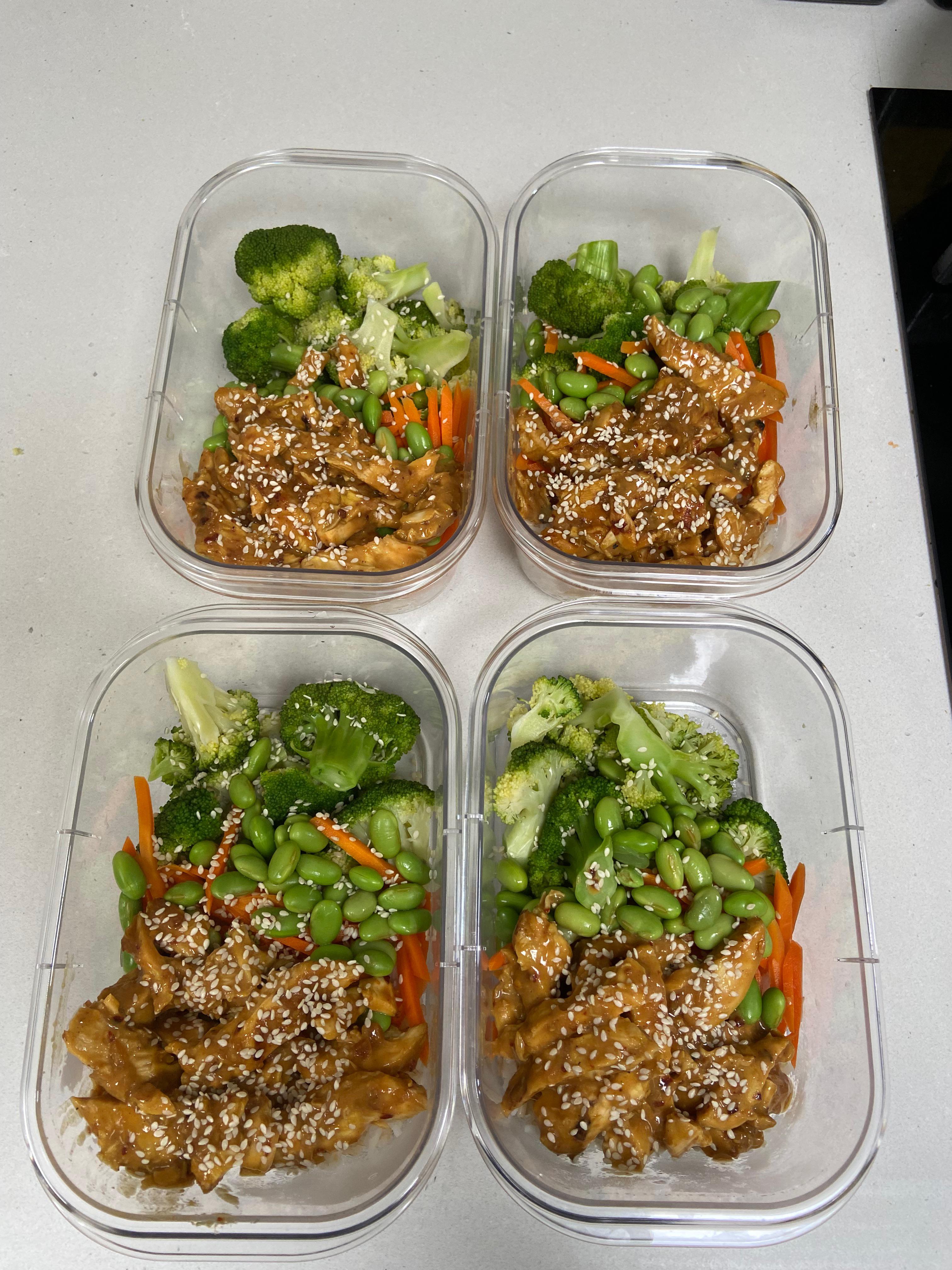 Chicken satay Buddha bowls! Dining and Cooking