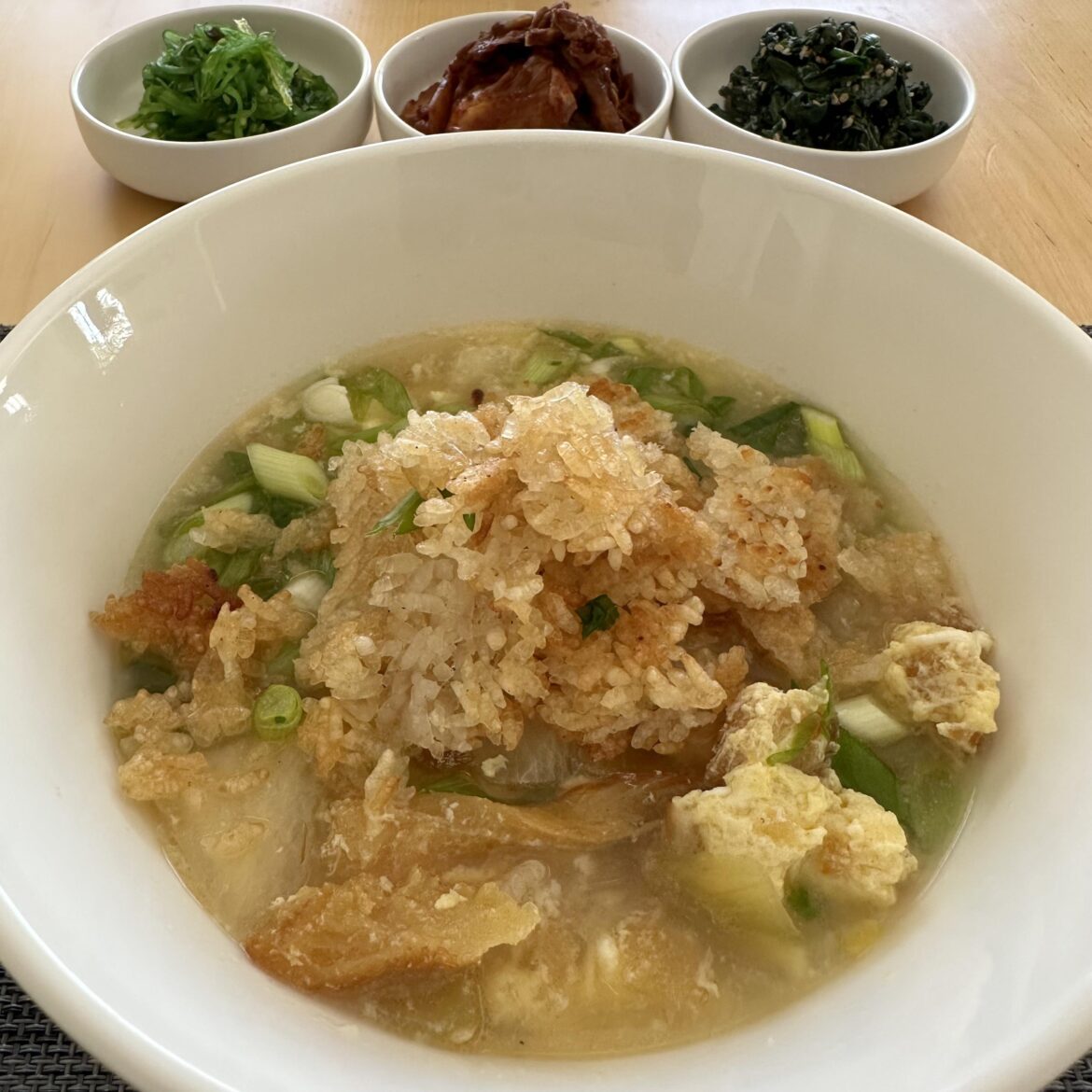 Nurungji bugeotguk for lunch, since cold weather is back