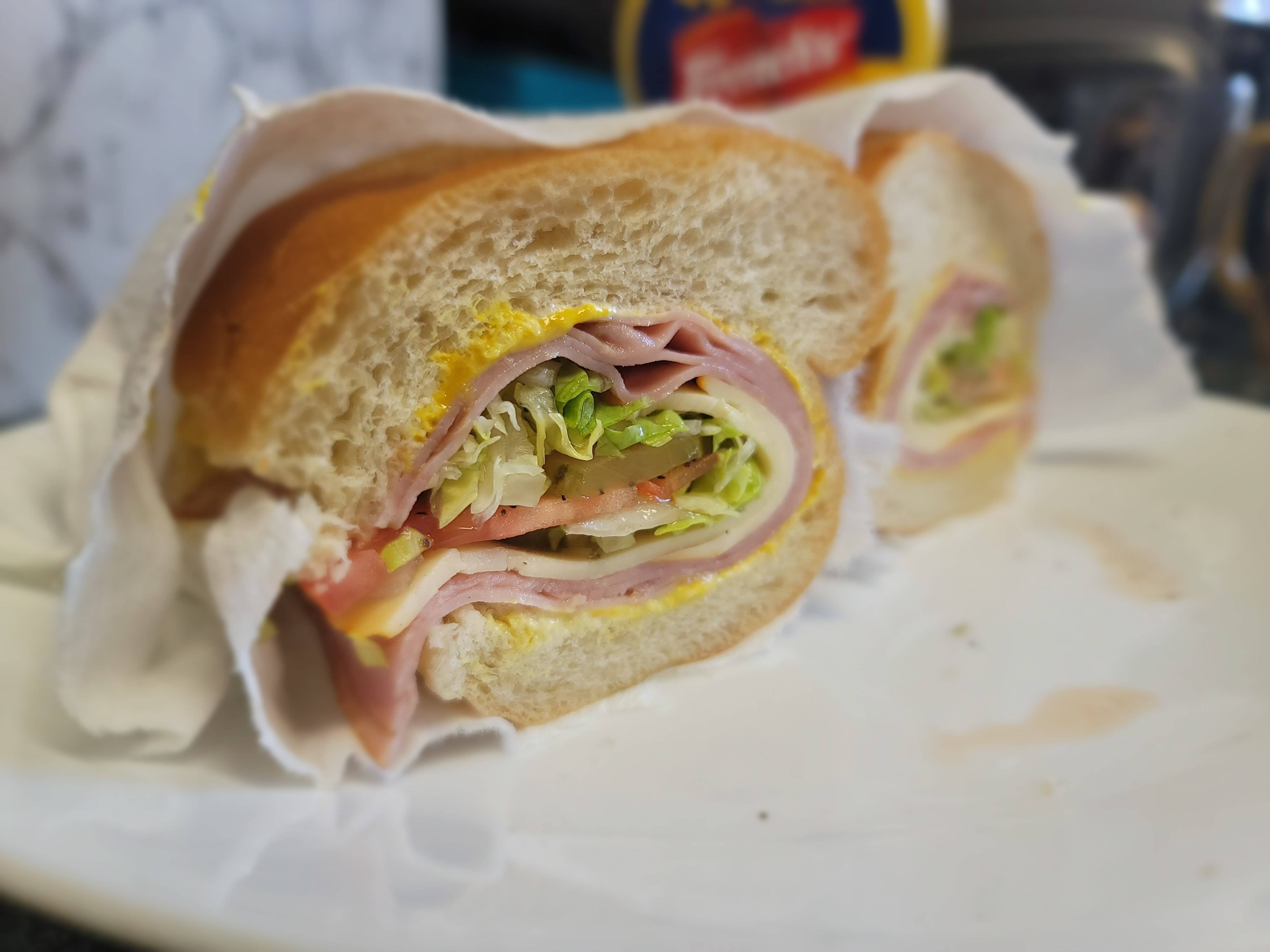 Ham and cheese grinder Dining and Cooking