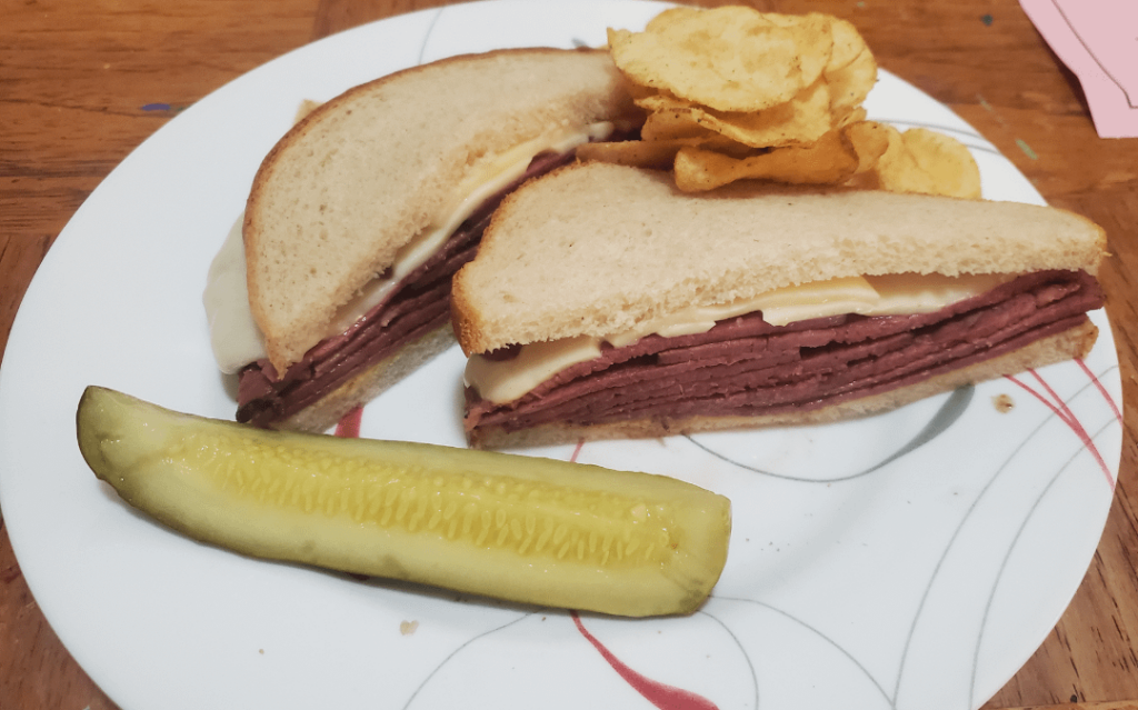NY style pastrami on rye.