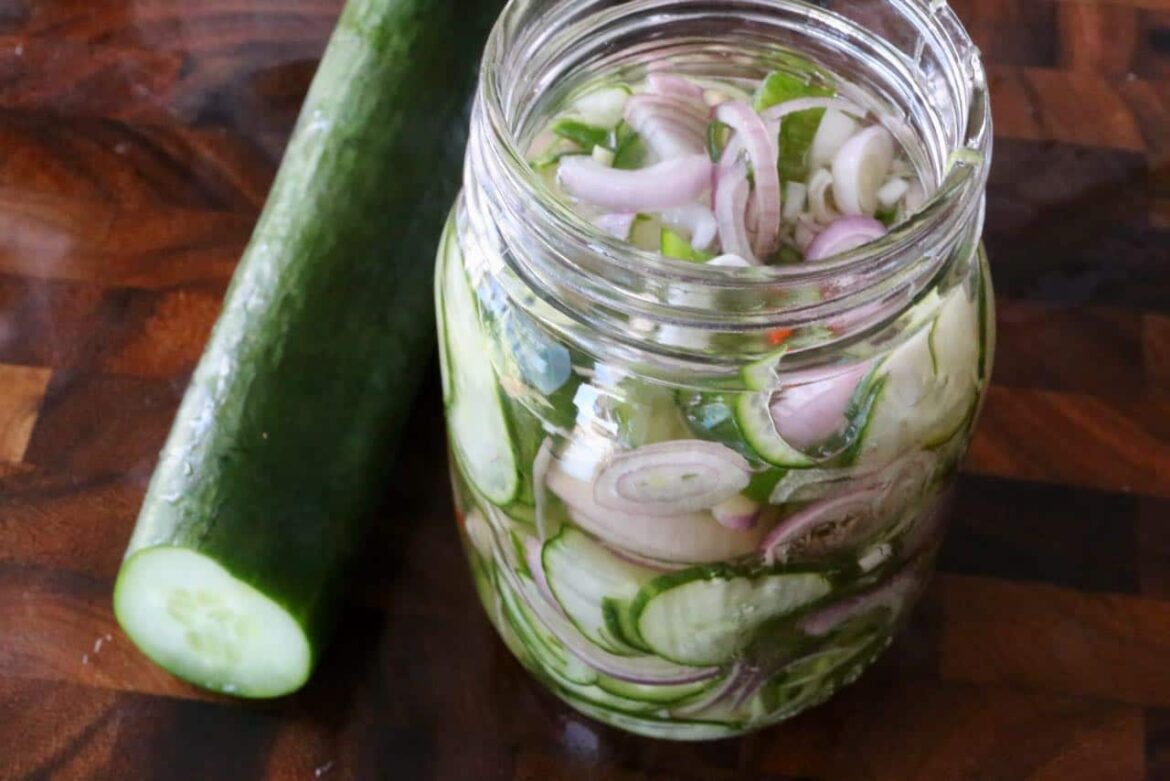 Acar Timun Indonesian Quick Cucumber Pickles