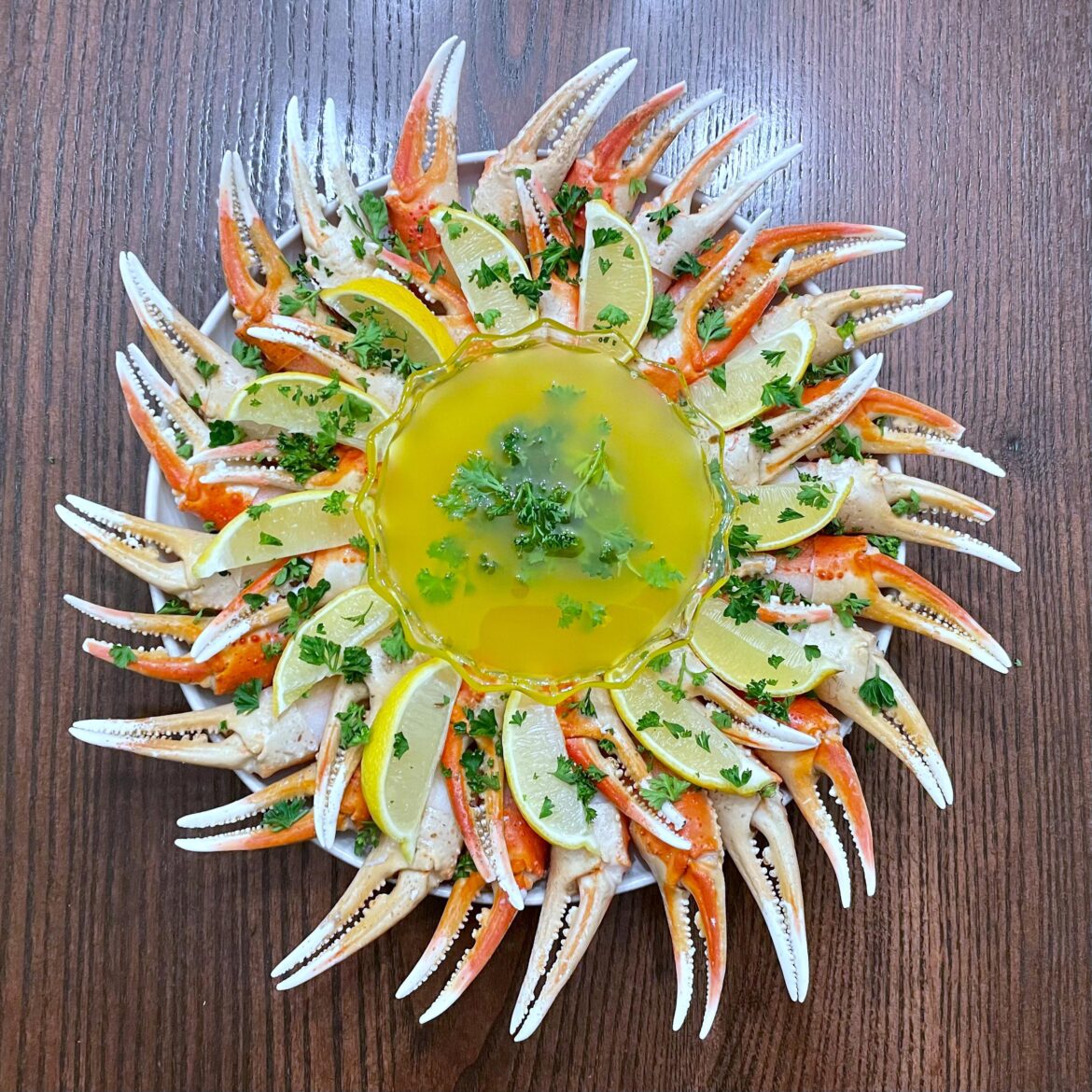 Snow crab claws, a New Years Eve tradition