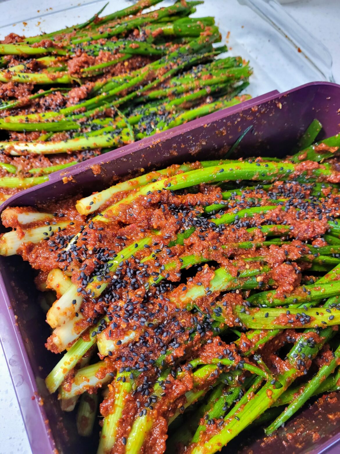 Pa Kimchi using Lee Young Ja's Recipe 😋