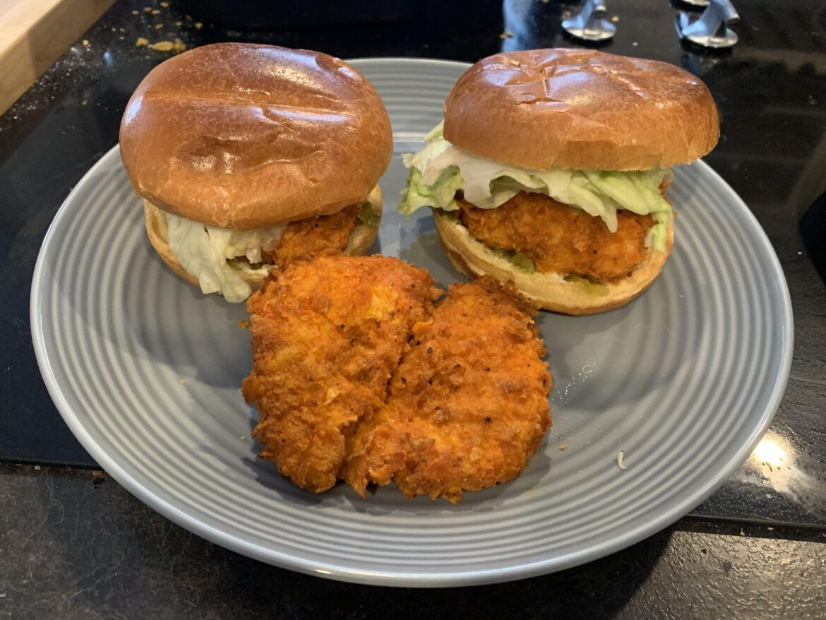 Air Fryer Chicken Sandwich