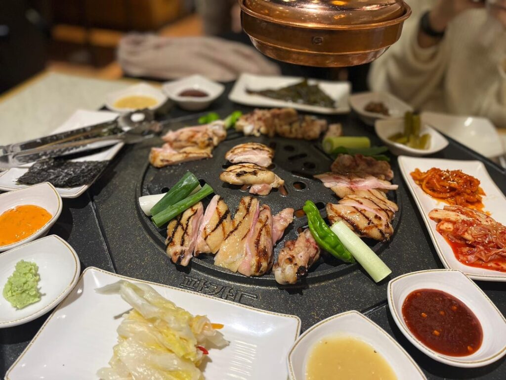 숯불닭갈비 + 볶음밥