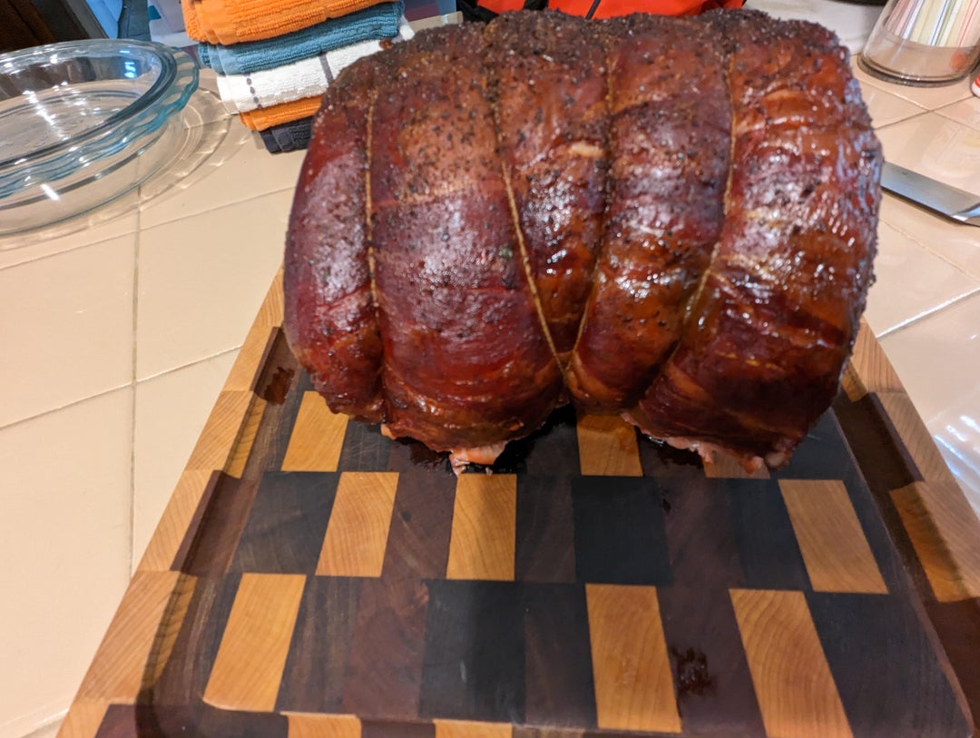 Smoked Boneless Rib Roast over Mesquite Dining and Cooking
