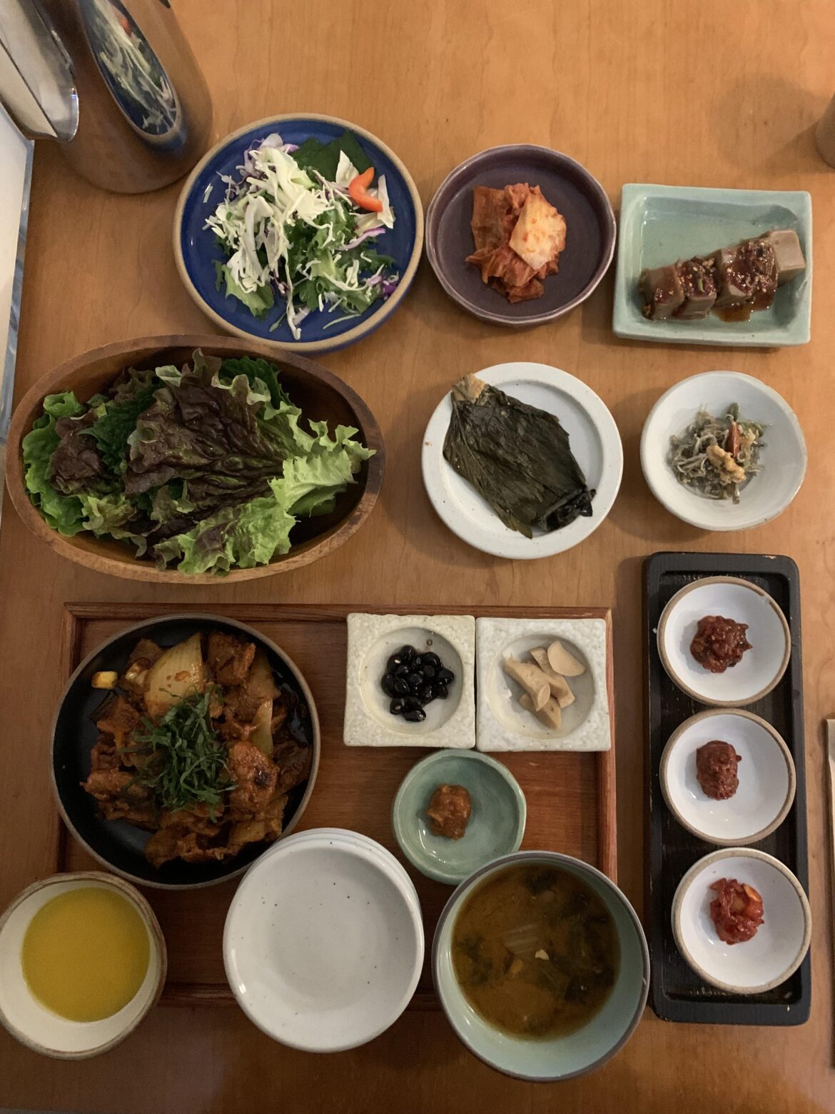 stir-fried pork (제육볶음) meal set near seoul forest