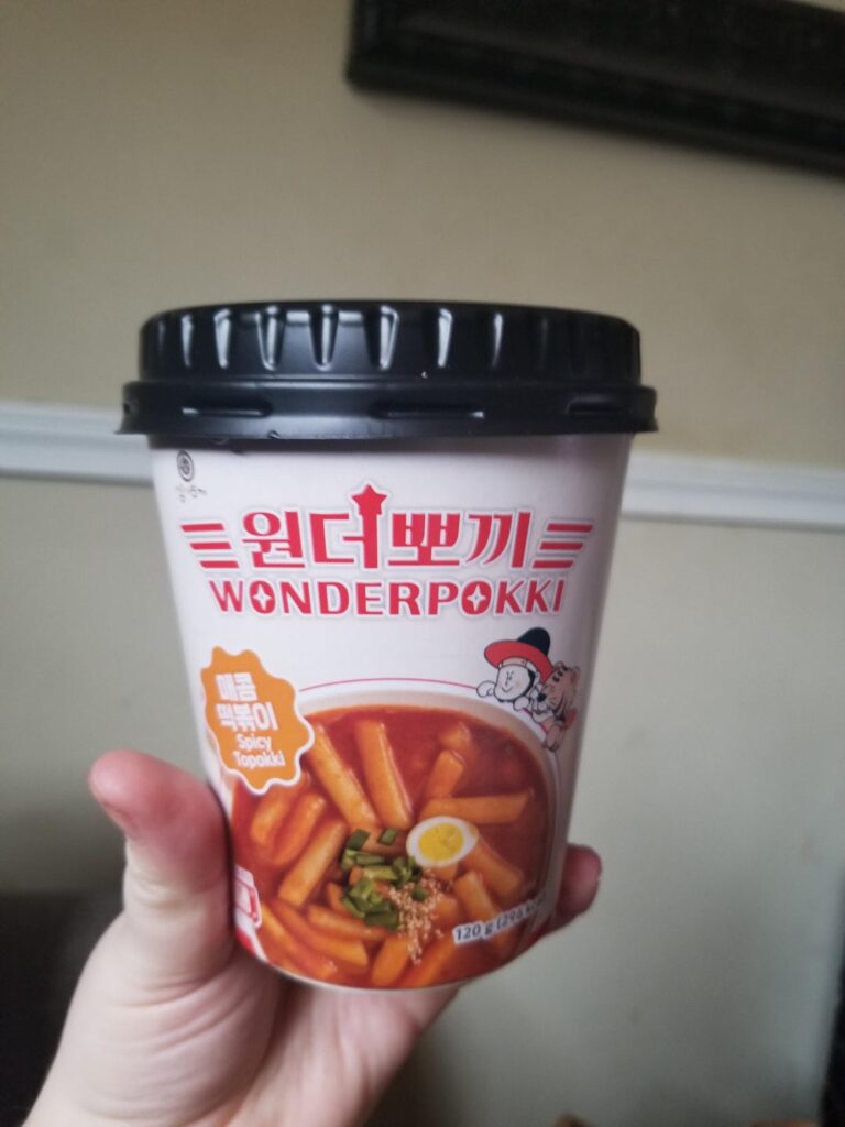 My first time having tteokbokki. Its different but was delicious!