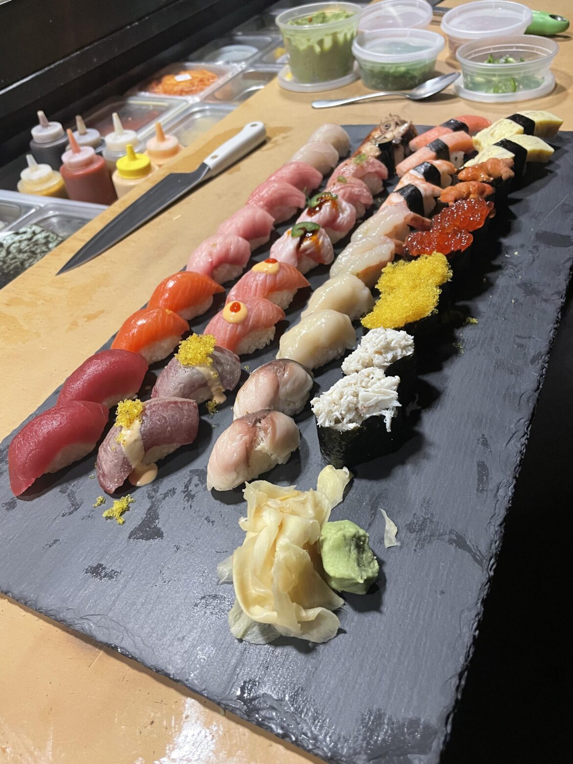 Some nigiri I made