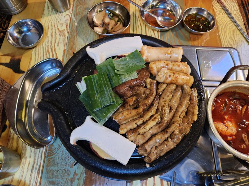 Went out for hanwoo gopchang!