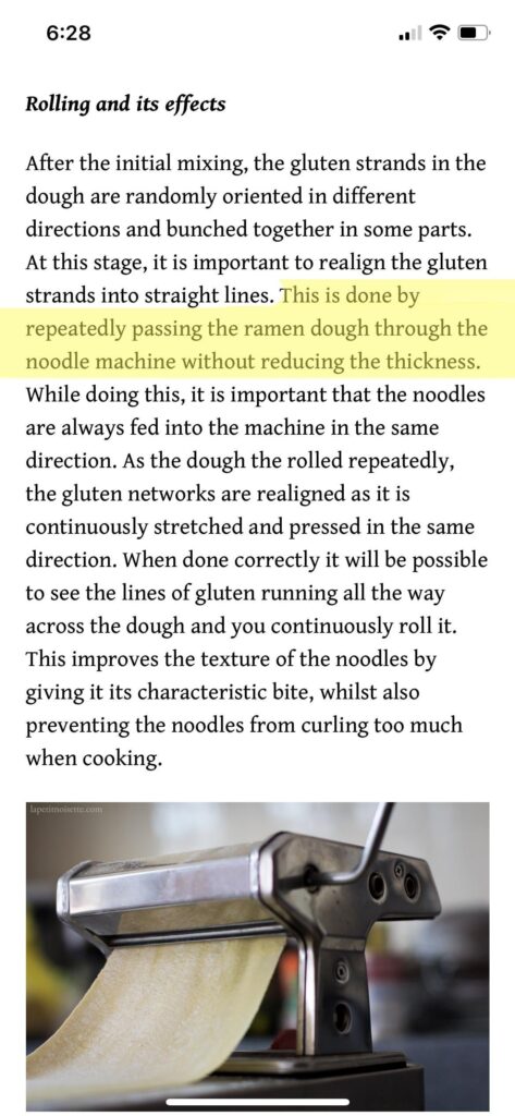 Can someone explain this? Does this mean no folding of the pasta? Just running it through over and over? How would doing that with no folding do anything?