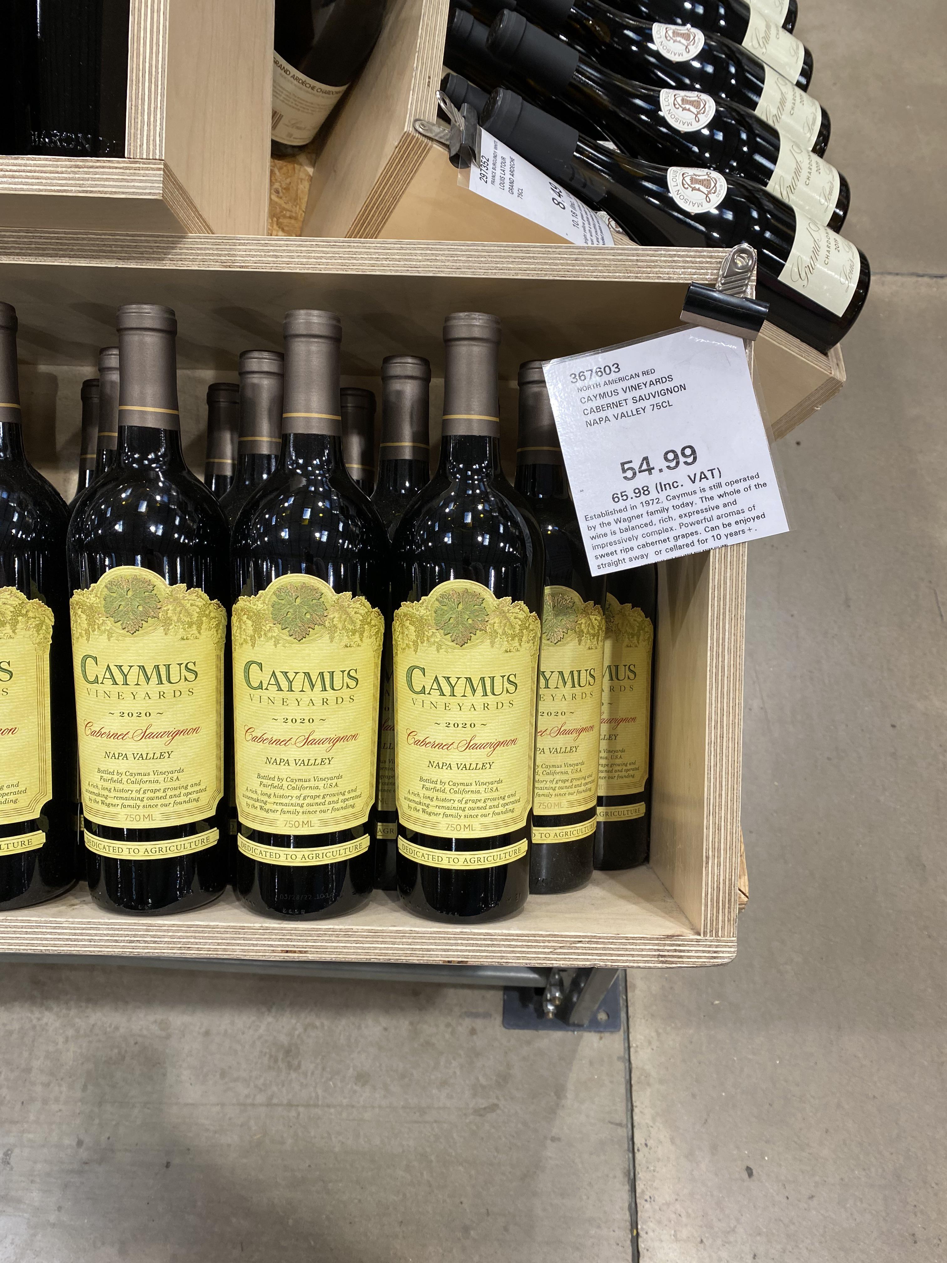 Caymus 2020 Costco UK good price? Worth it? Dining and Cooking