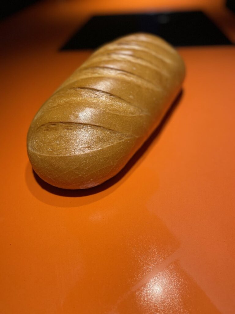 My white bread (crusty golden)