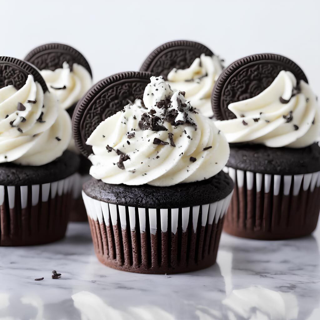 Chocolate Oreo Cupcakes
