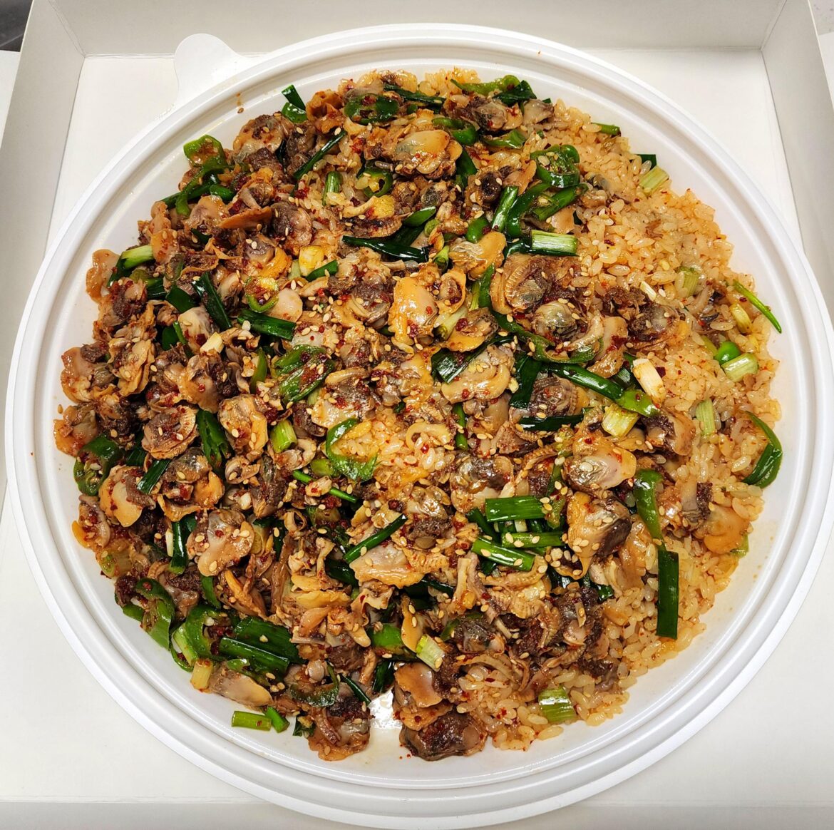 Cockle Bibimbap, extra cockle