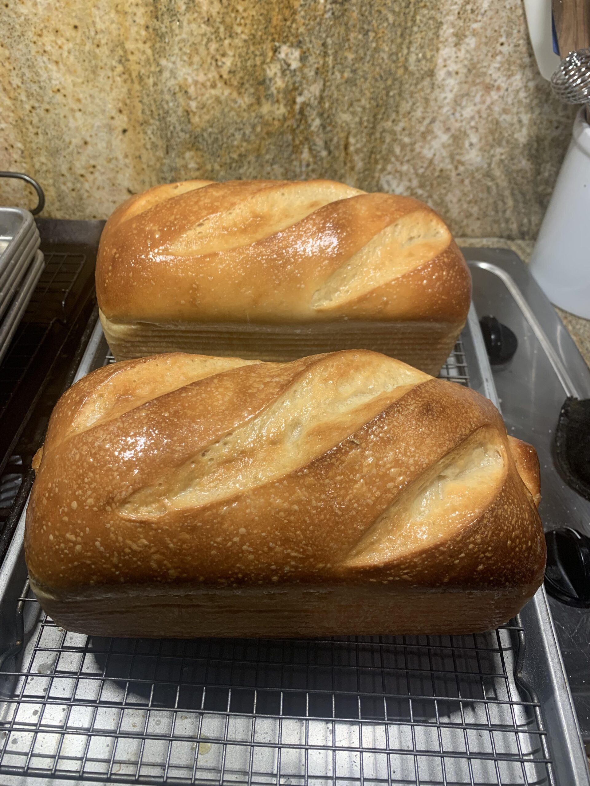 King Arthur sourdough sandwich bread for the week. Dining and Cooking