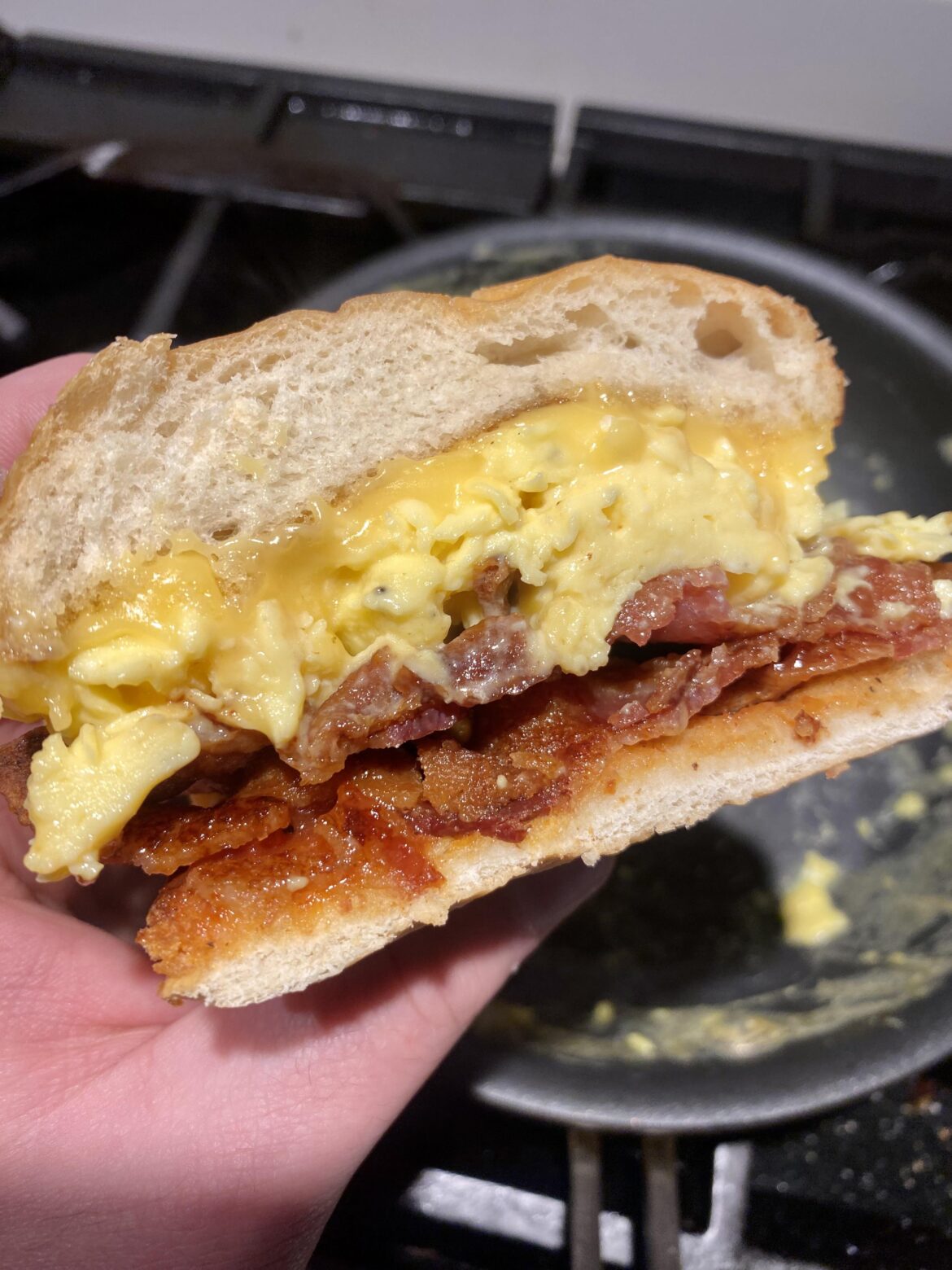 Bacon Egg and Cheese for Dinner