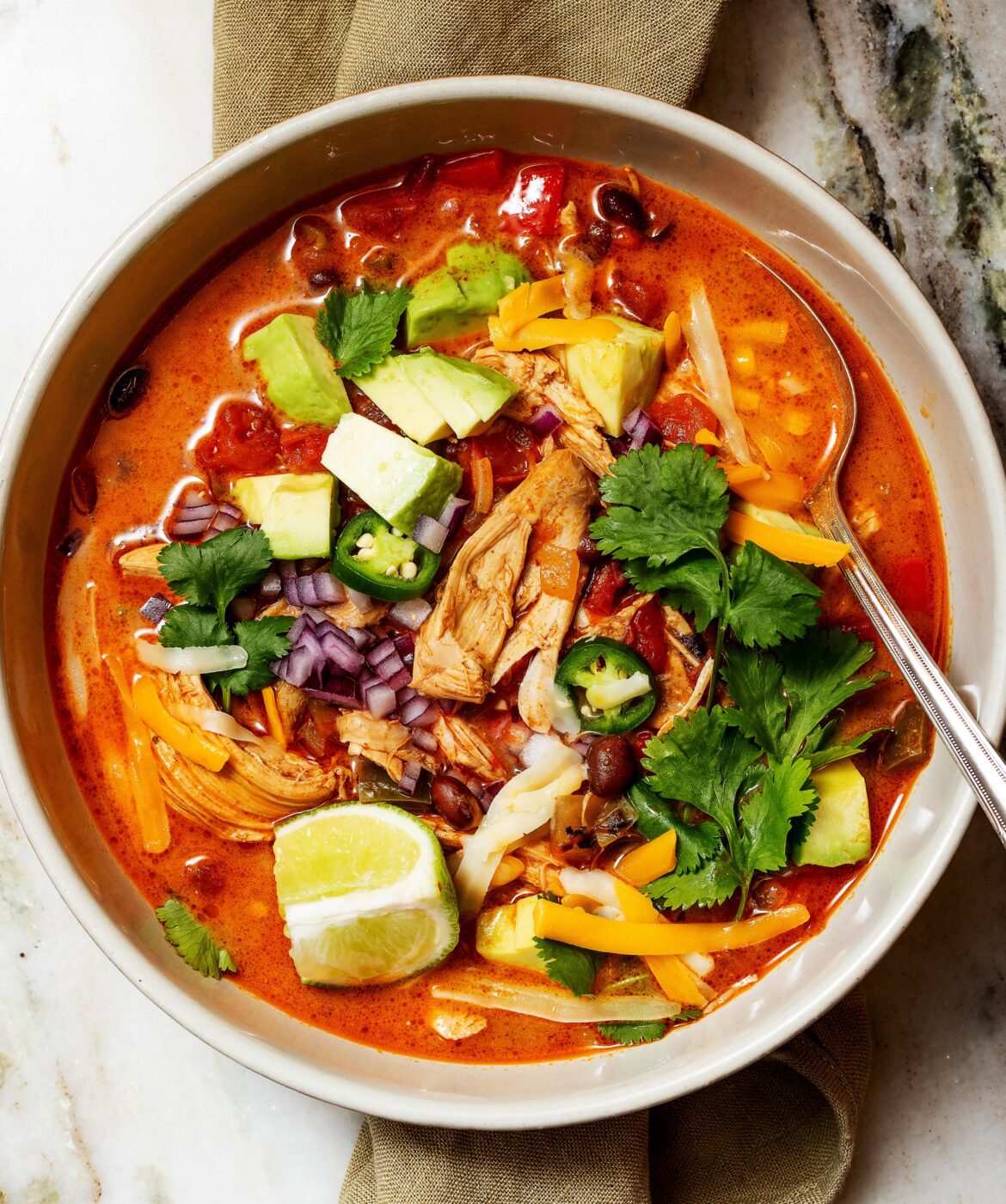 Chicken Enchilada Soup