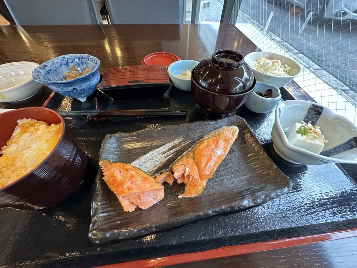 Japanese breakfast Arashiyama, Kyoto