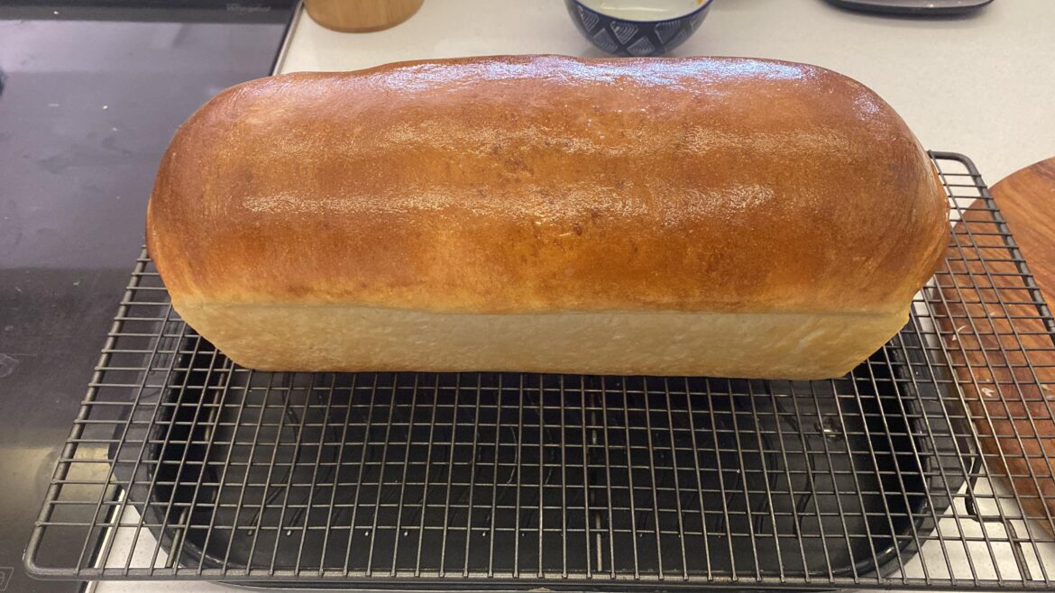 Homemade loaf bread