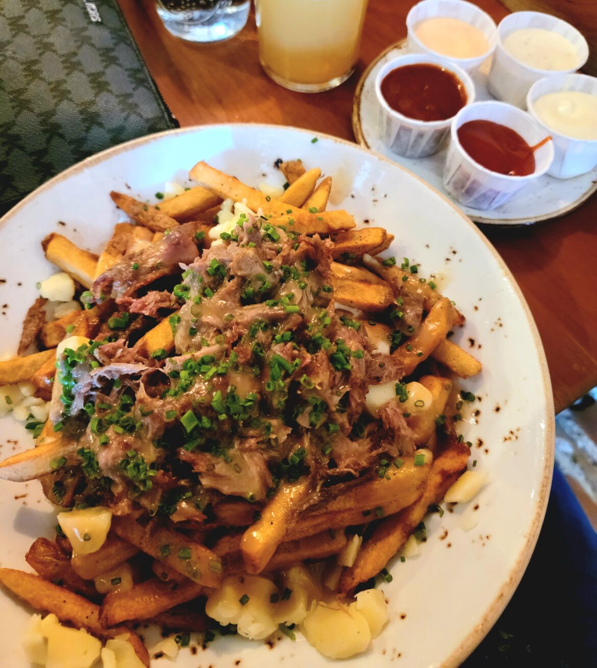 Duck Confit Poutine with Duck Fat Fries