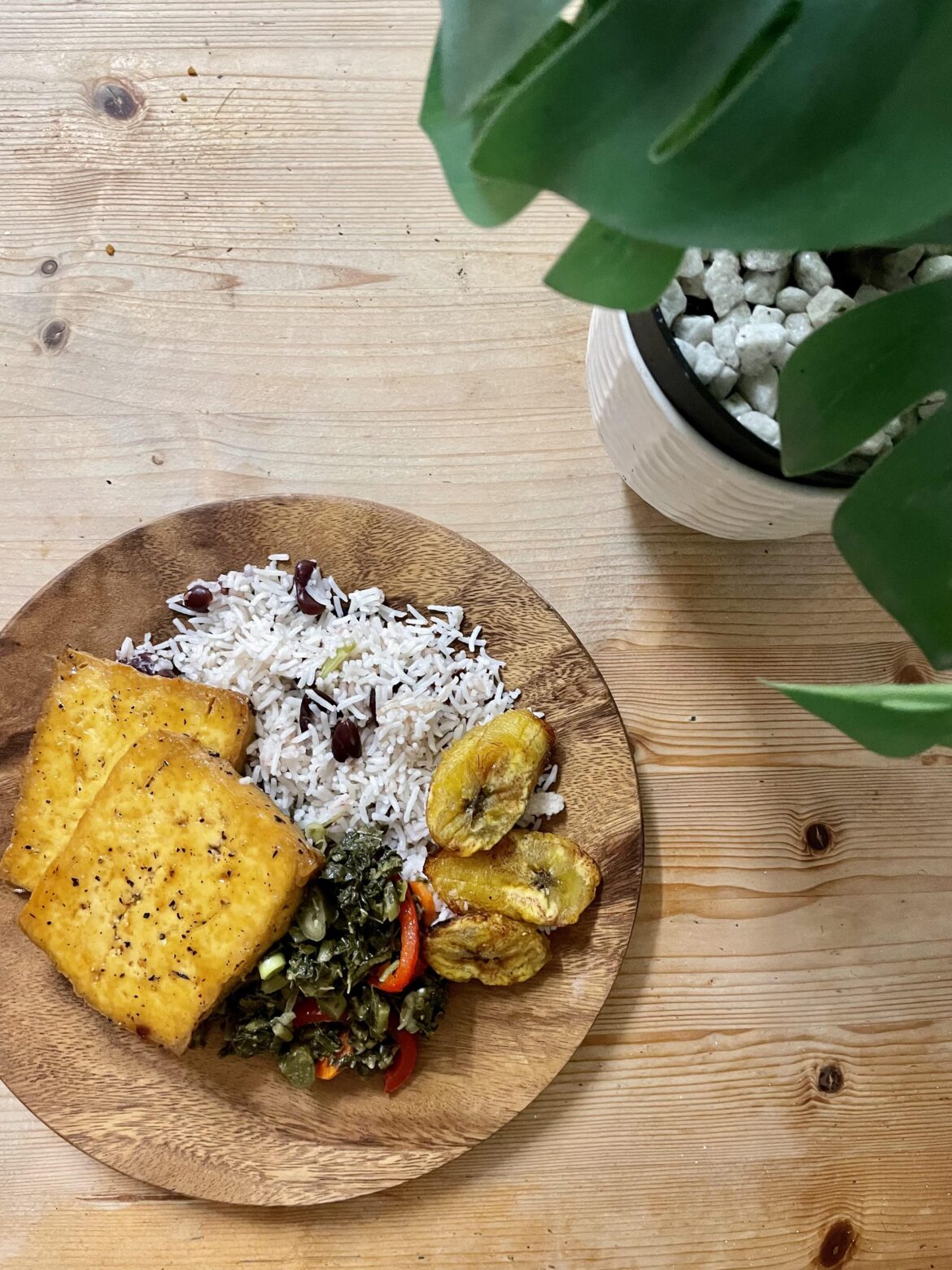 Jamaican inspired meal