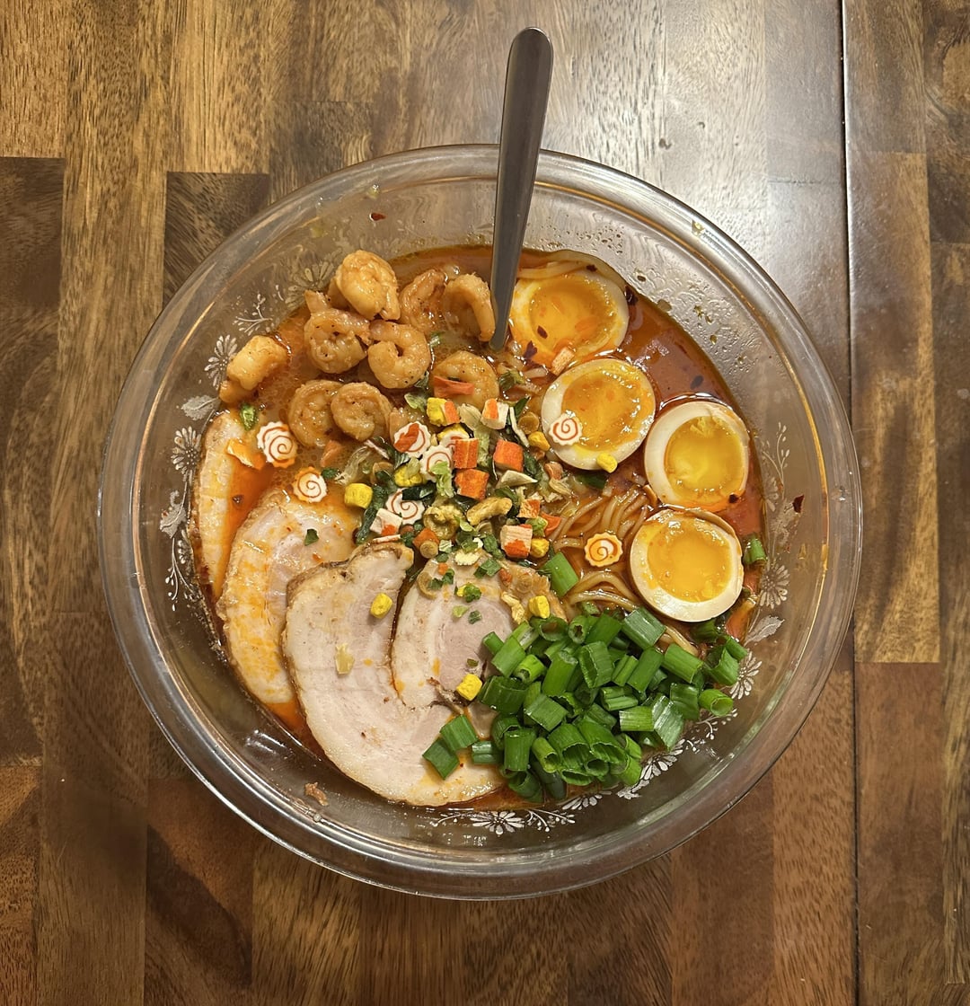 First time trying Ramen Bae’s dried ramen toppings. Dining and Cooking