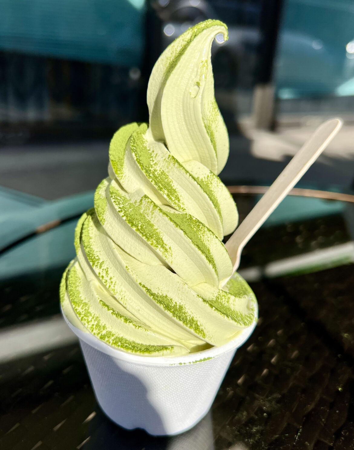 Matcha Soft Serve at Tea Master, Little Tokyo, Los Angeles